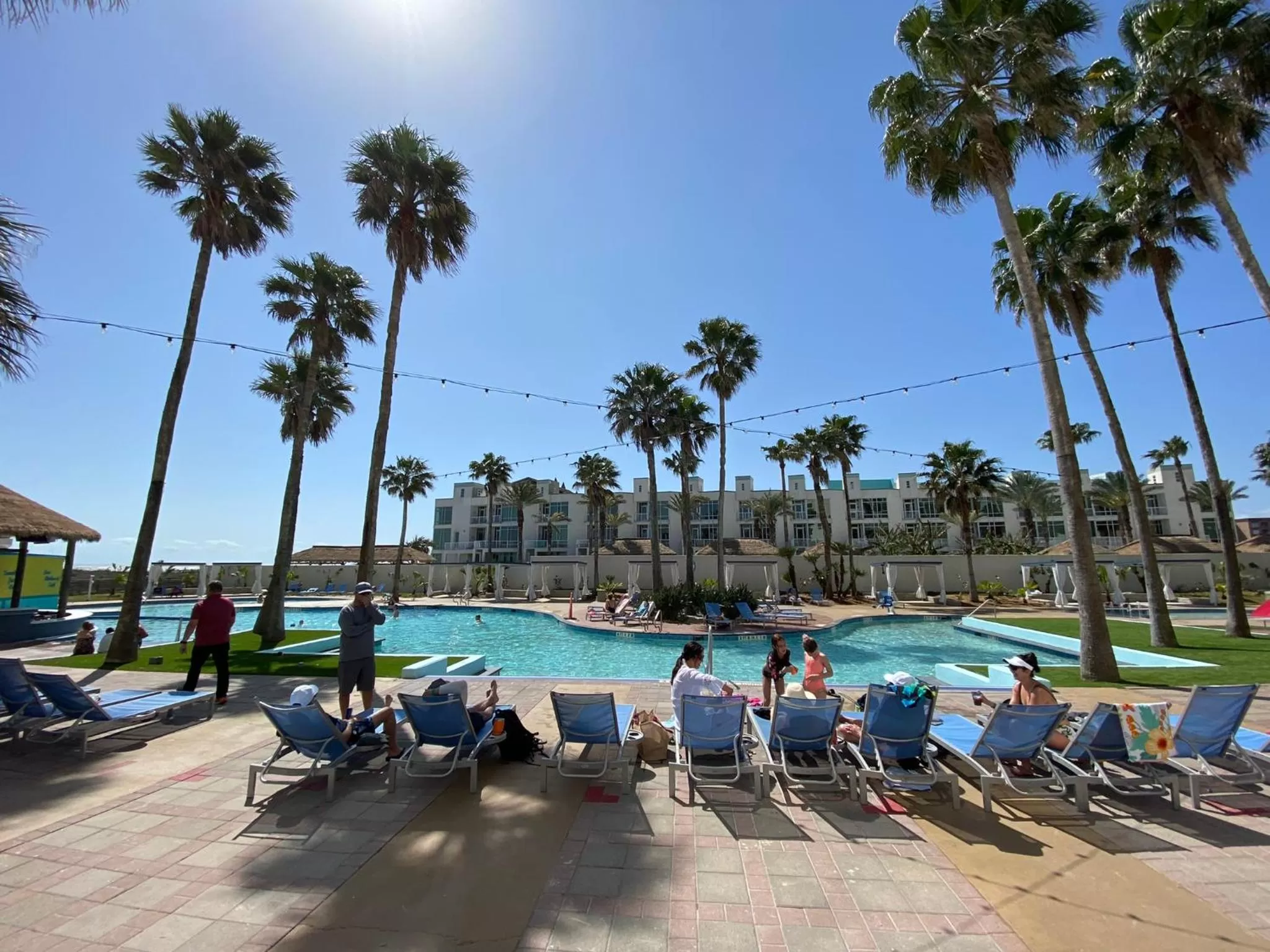 Pool view in Margaritaville Beach Resort South Padre Island
