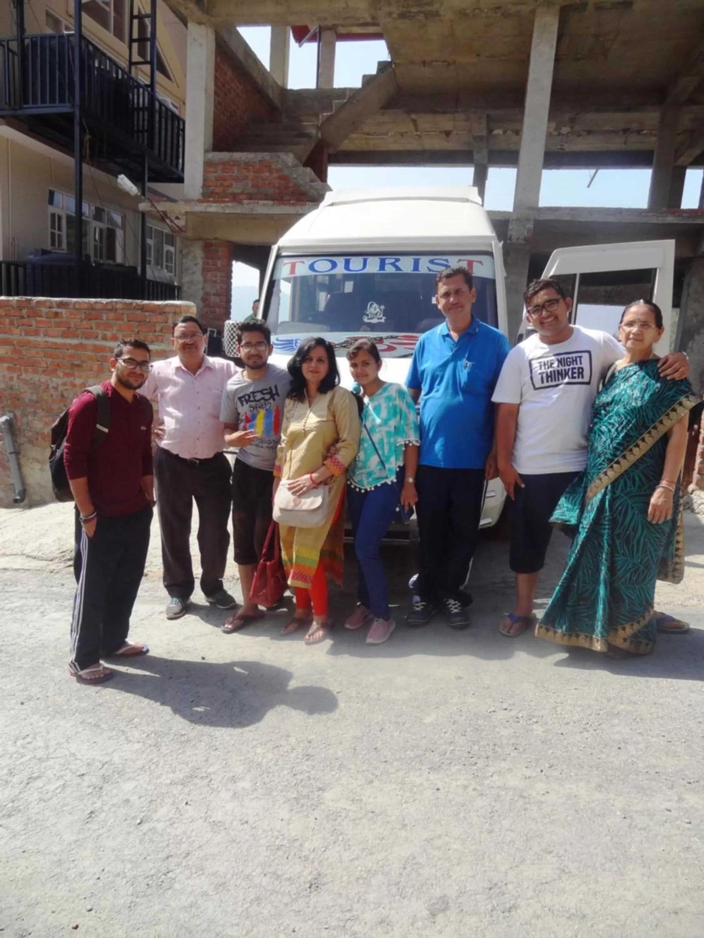 group of guests in Sai Cottage Shimla