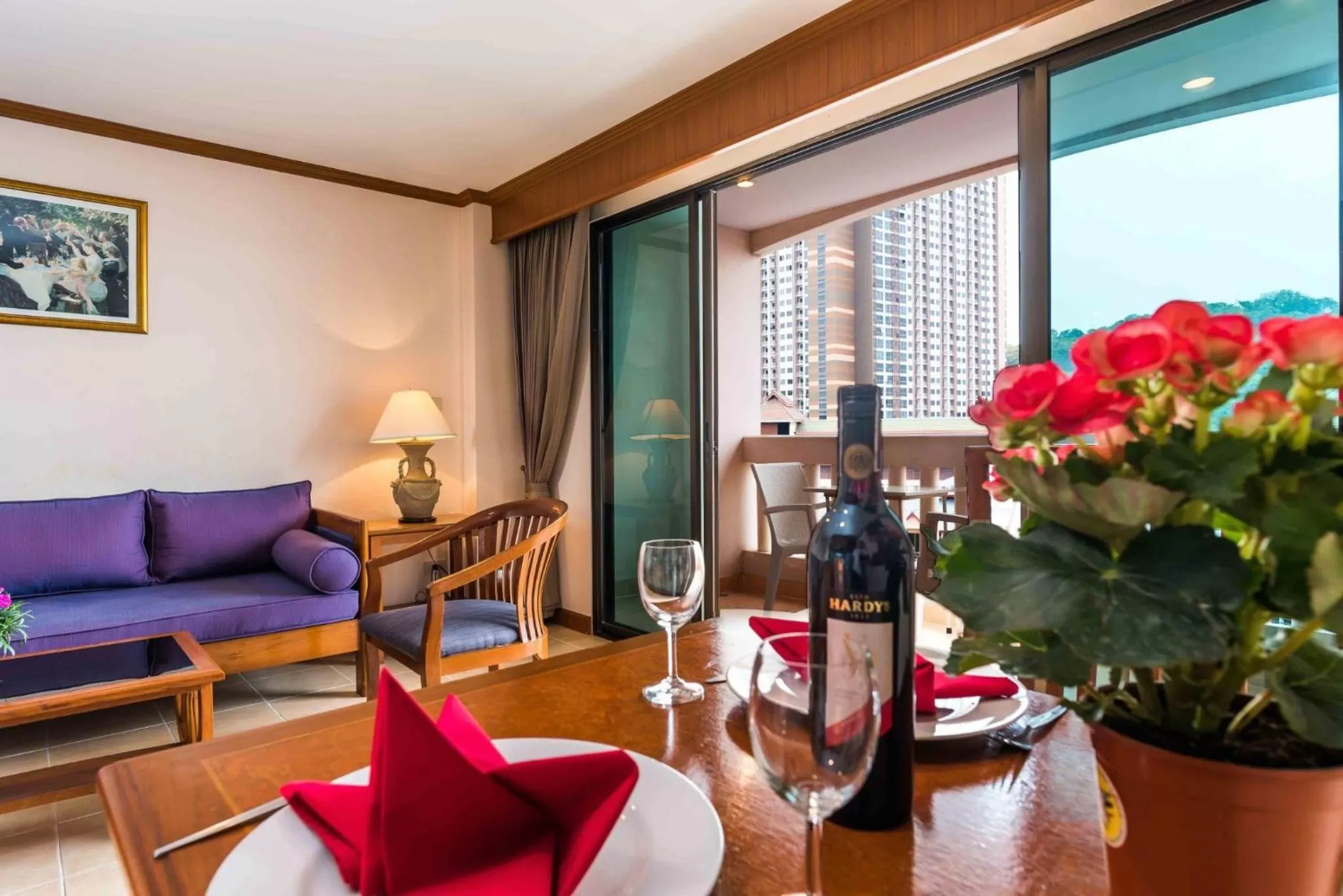 Balcony/Terrace in The Residence Garden