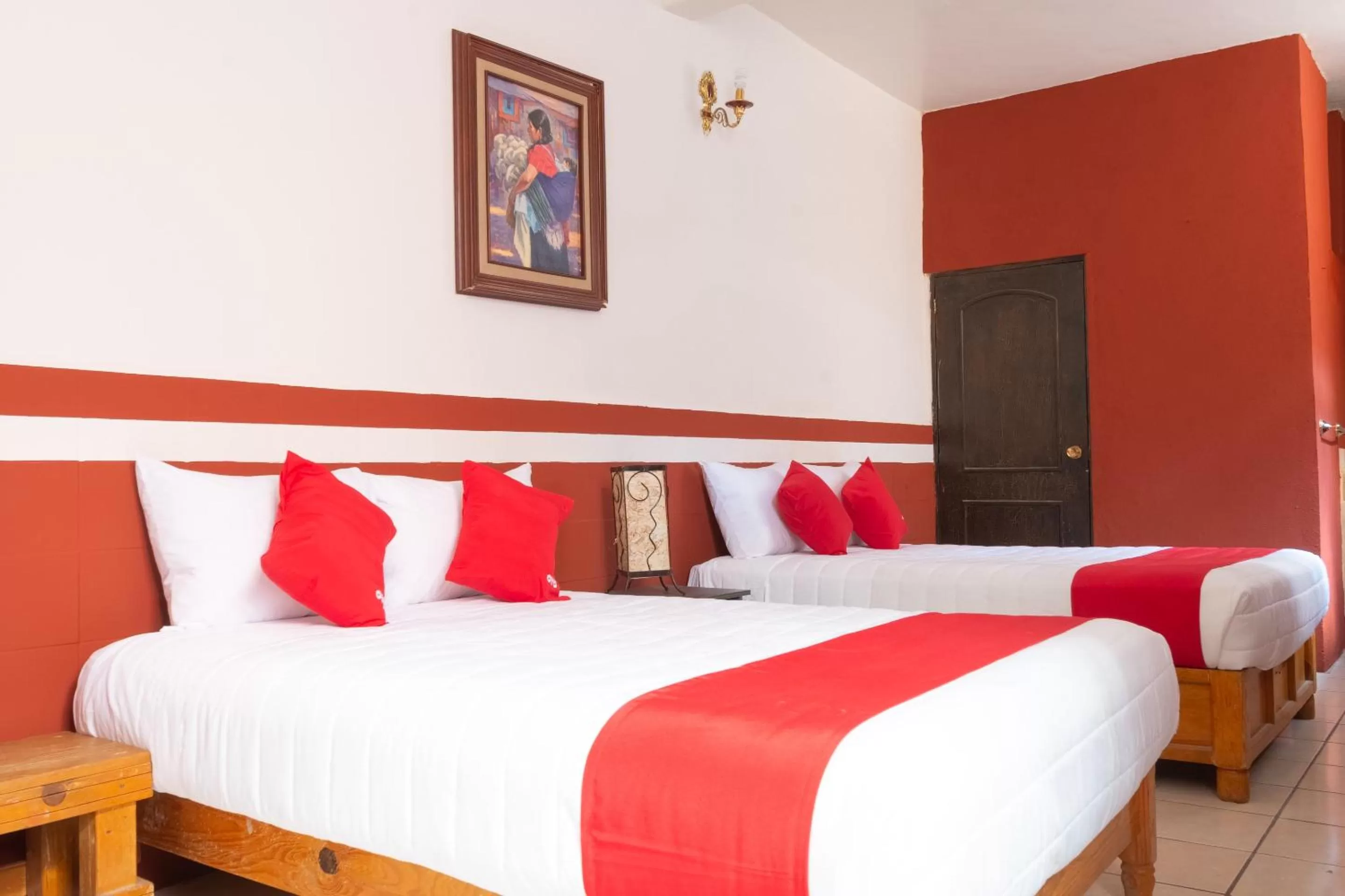 Bedroom in OYO Hotel Meson de la Concepcion