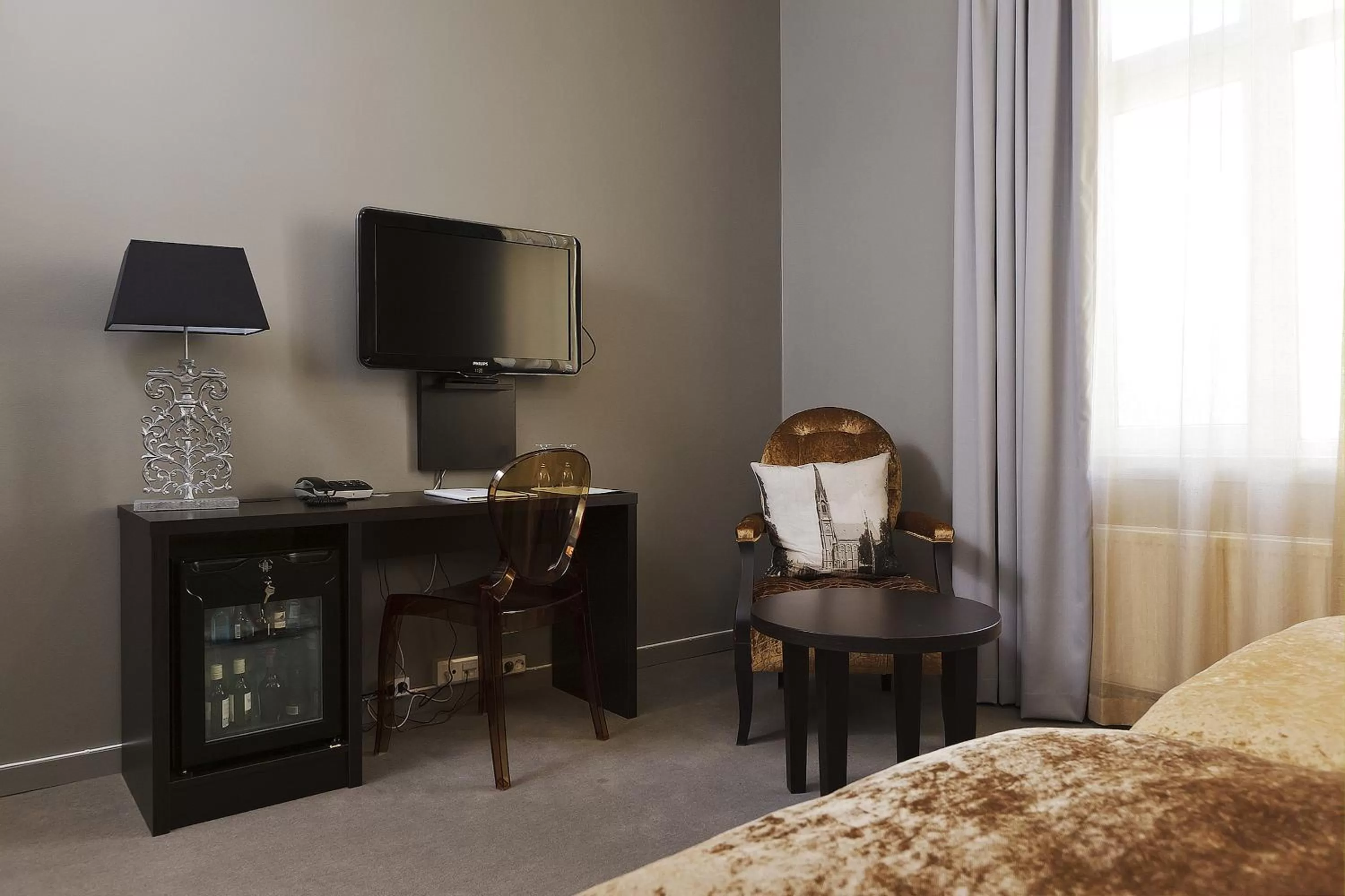 Decorative detail, Bed in Saga Hotel Oslo, WorldHotels Crafted