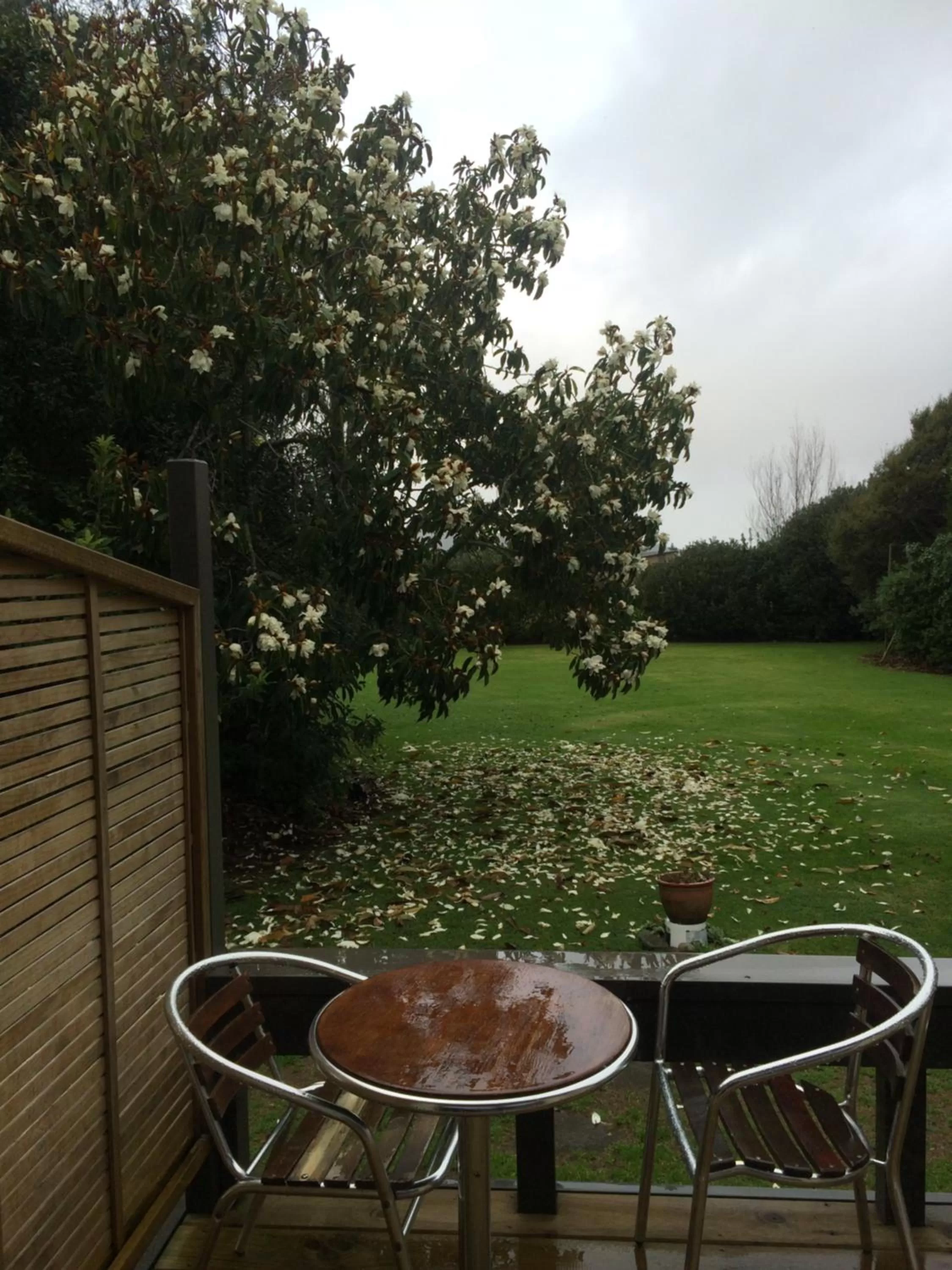 Patio in Aotearoa Lodge