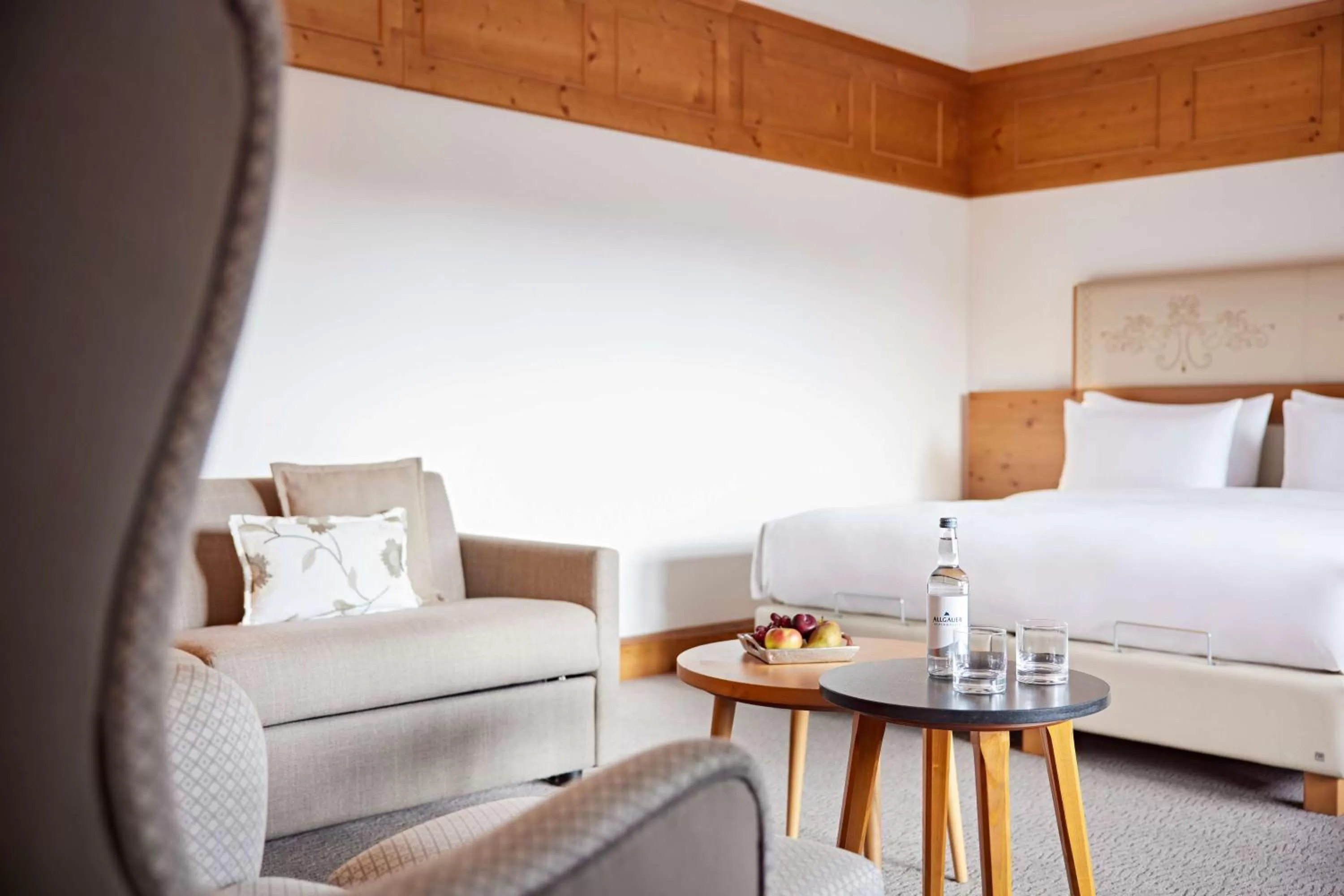 Bedroom, Bed in Parkhotel Oberstaufen