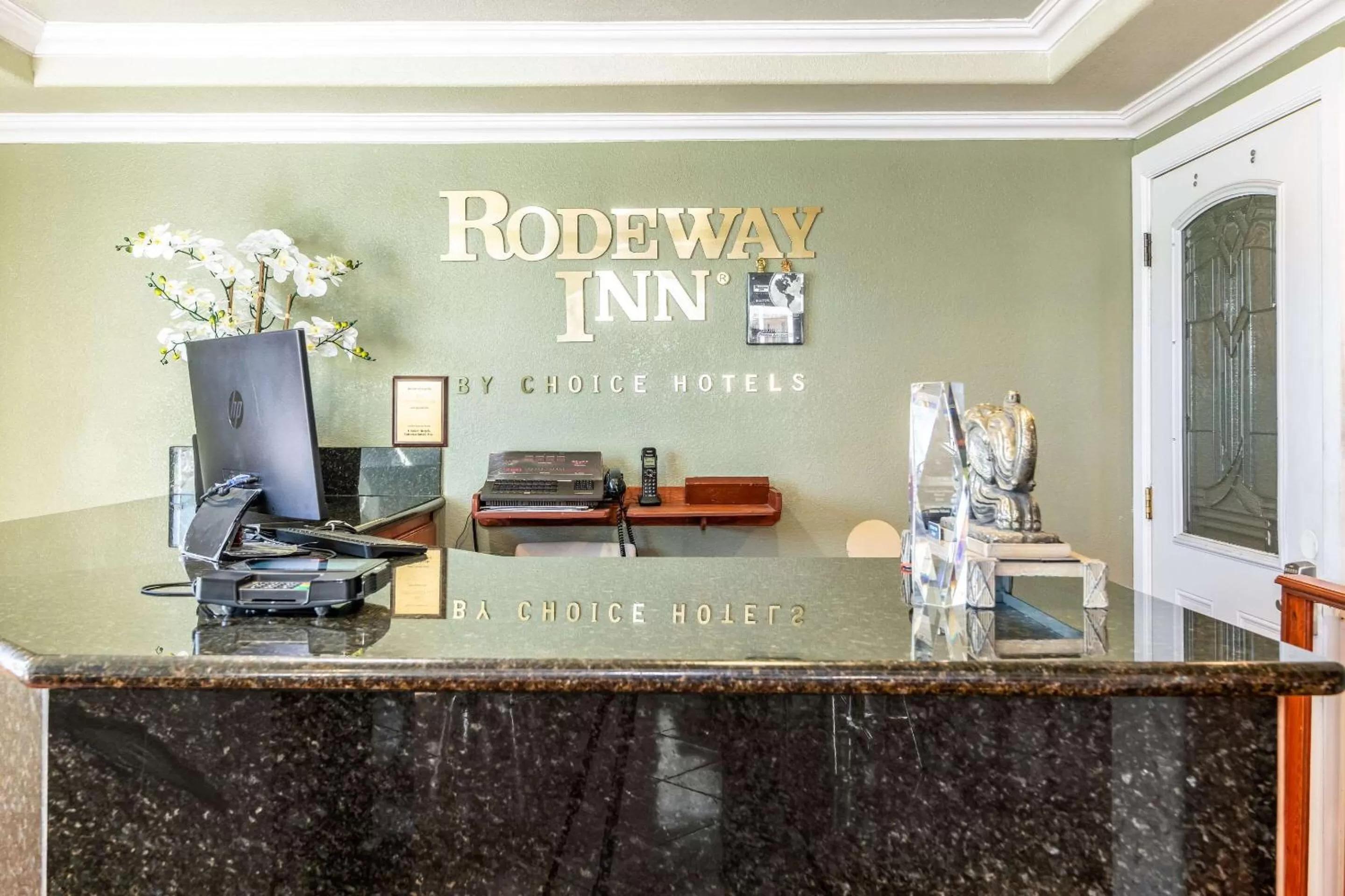 Lobby or reception in Rodeway Inn Barstow Route 66