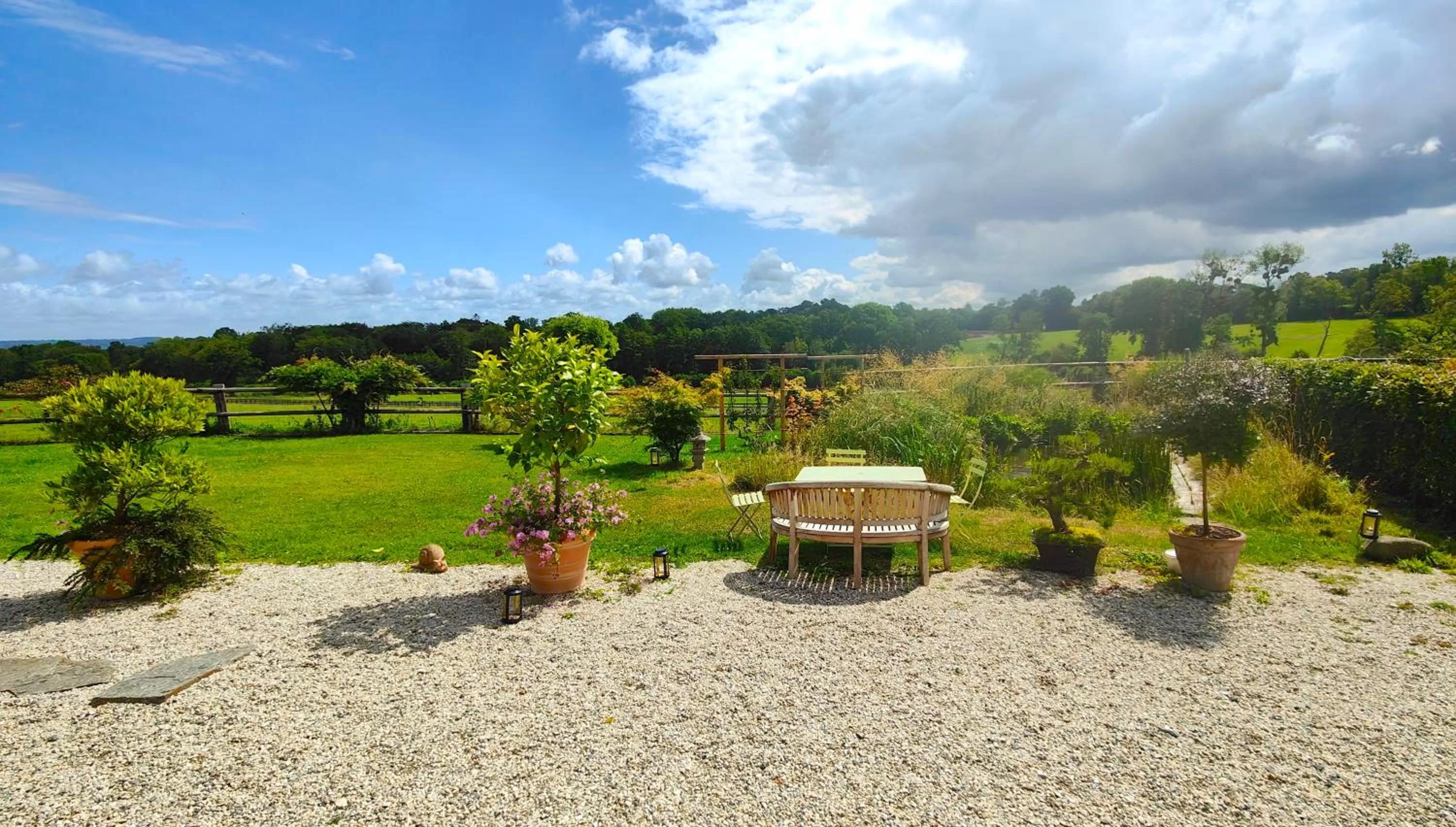 Garden in L'Herbe aux Vaches