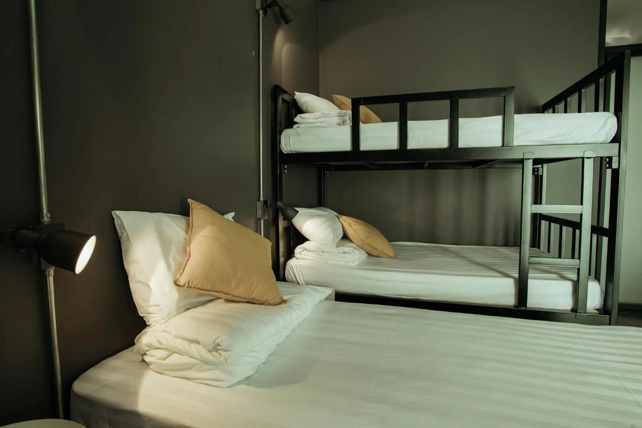 Bed in J Poshtel Chiangmai