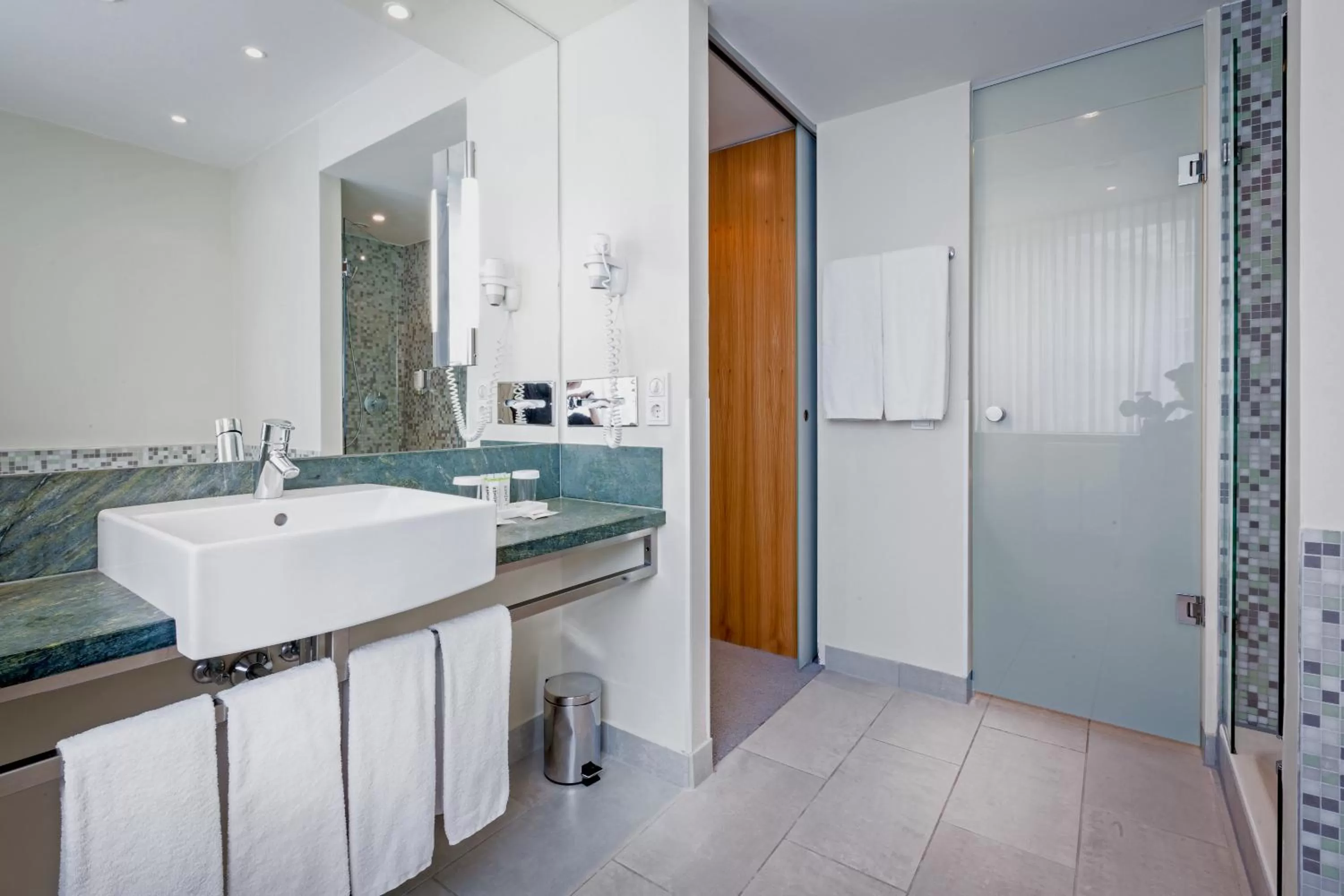 Bathroom in Lindner Hotel Berlin Ku'damm, part of JdV by Hyatt