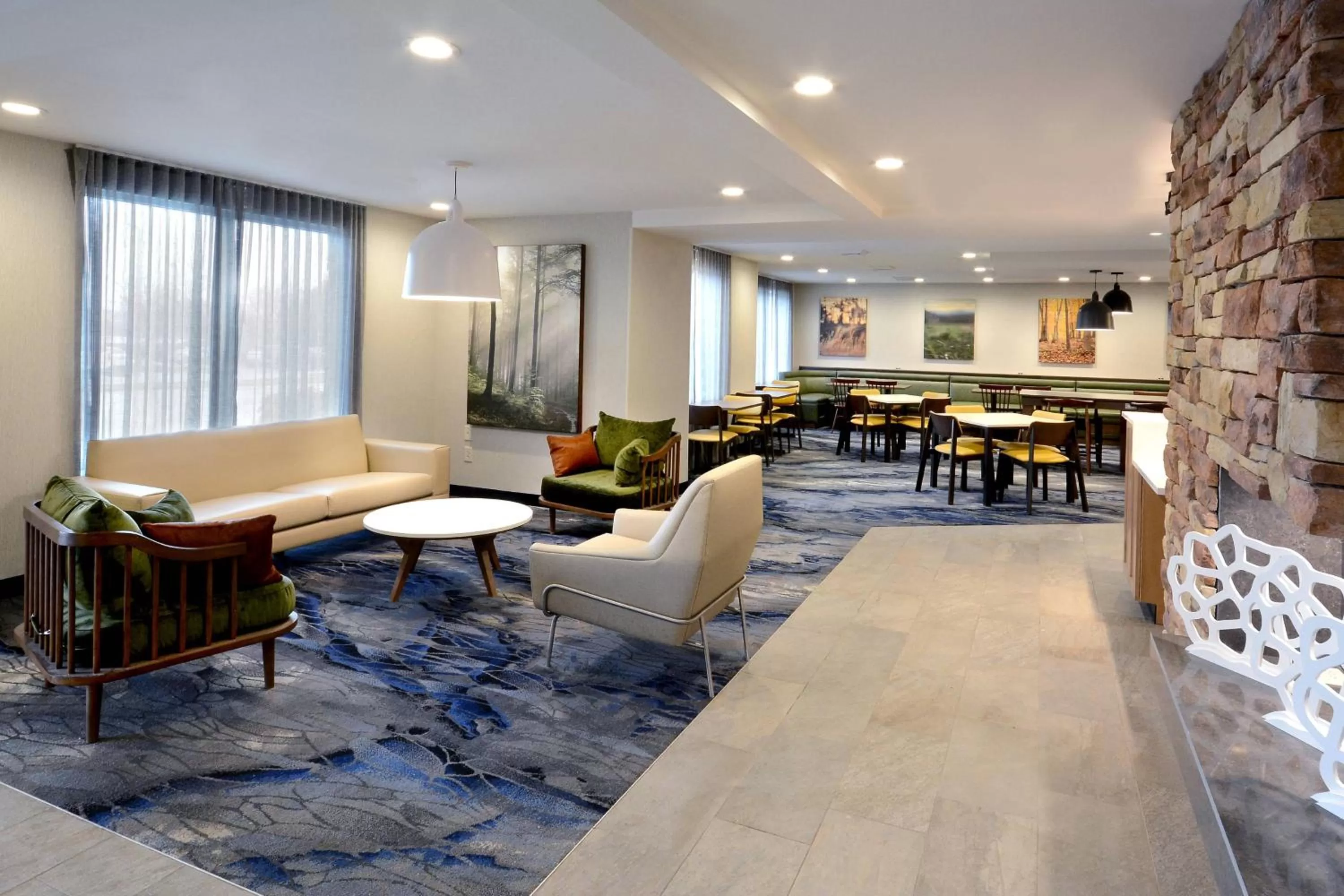 Lobby or reception in Fairfield Inn Greensboro Airport
