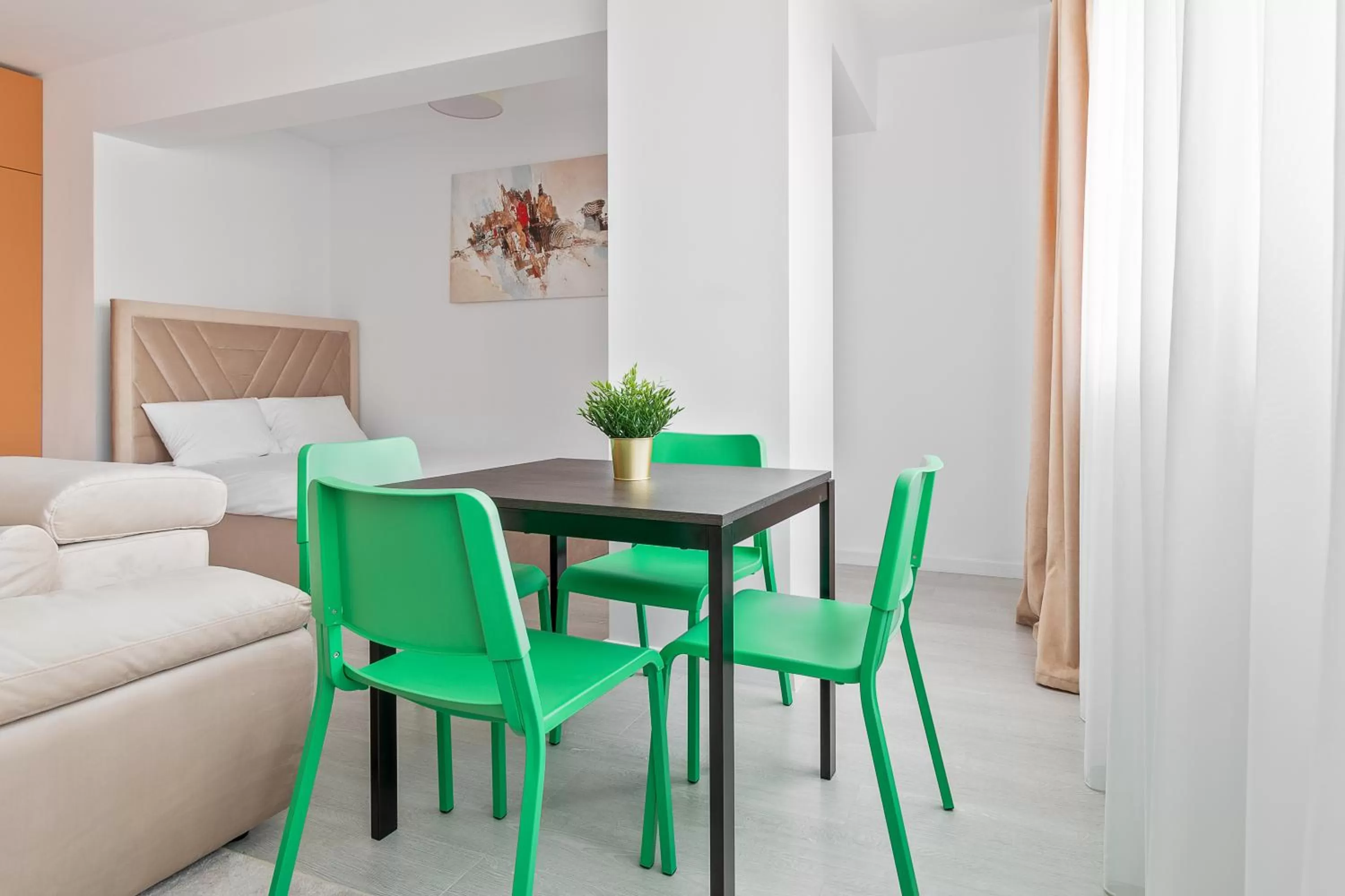 Seating area in Prima by the River