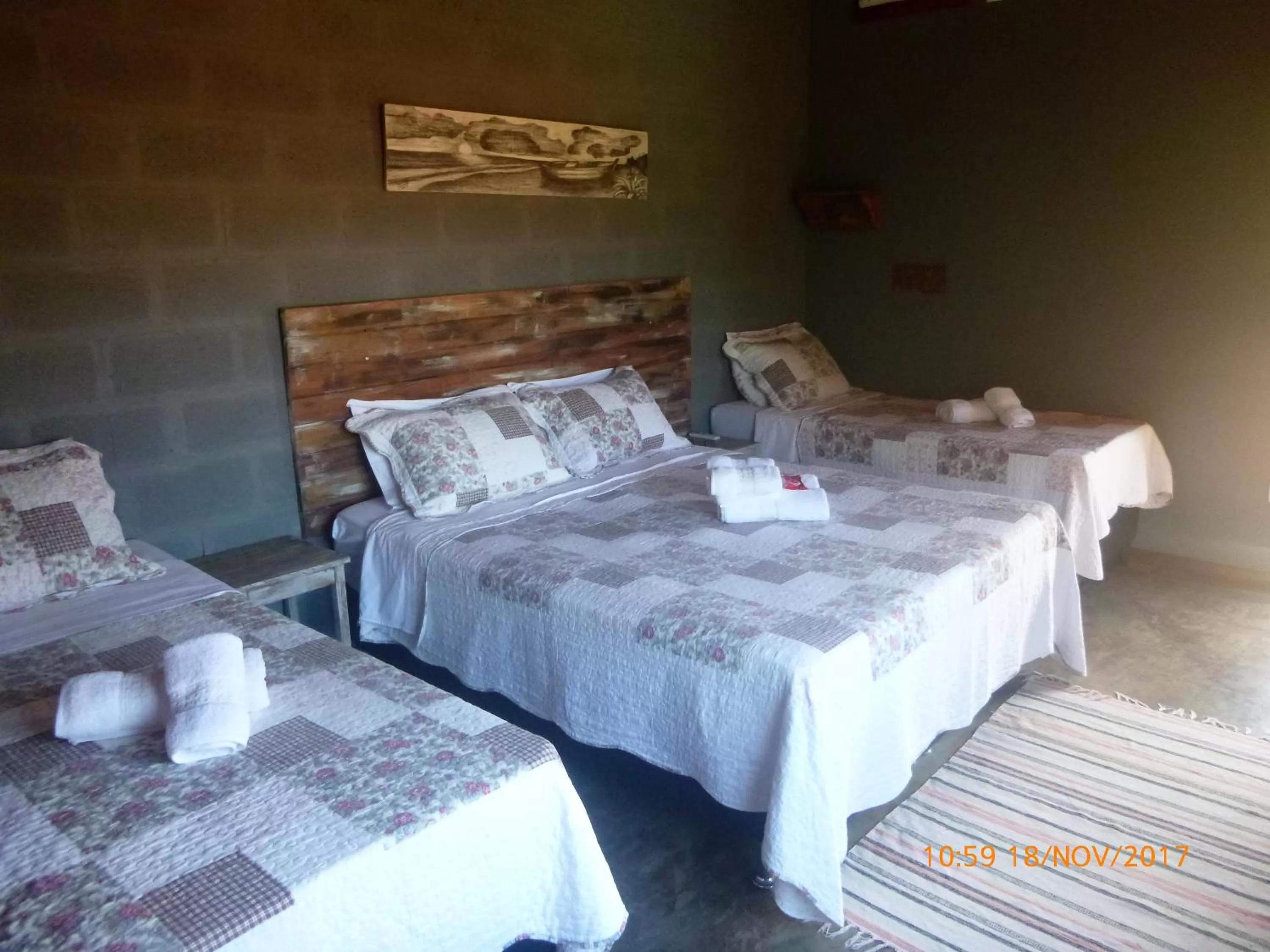 Bed in Pousada Casa da Aroeira