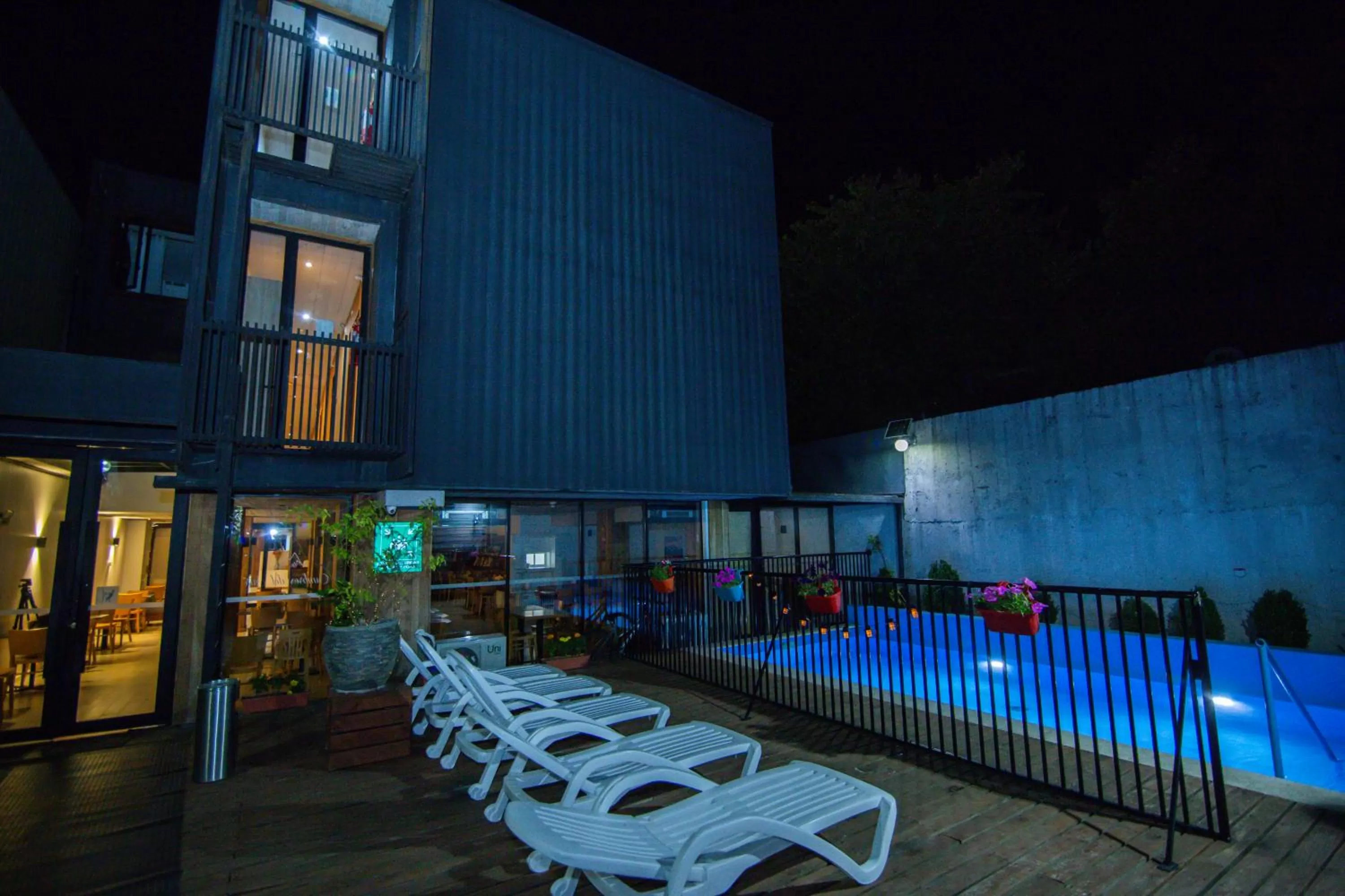Night, Swimming Pool in Hotel Cumbres del Sur