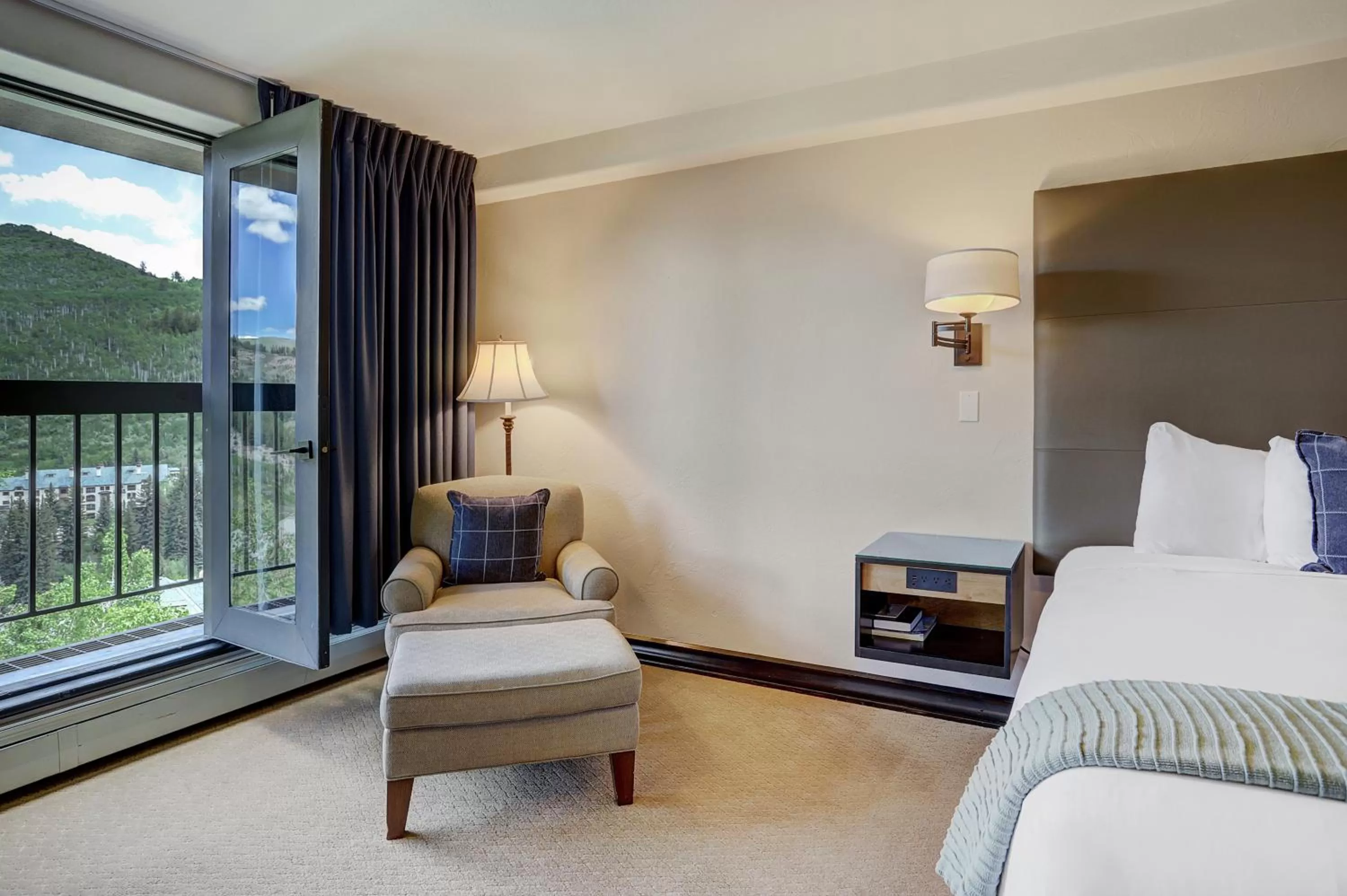 Bed in The Pines Lodge, a RockResort, by Vail Resorts