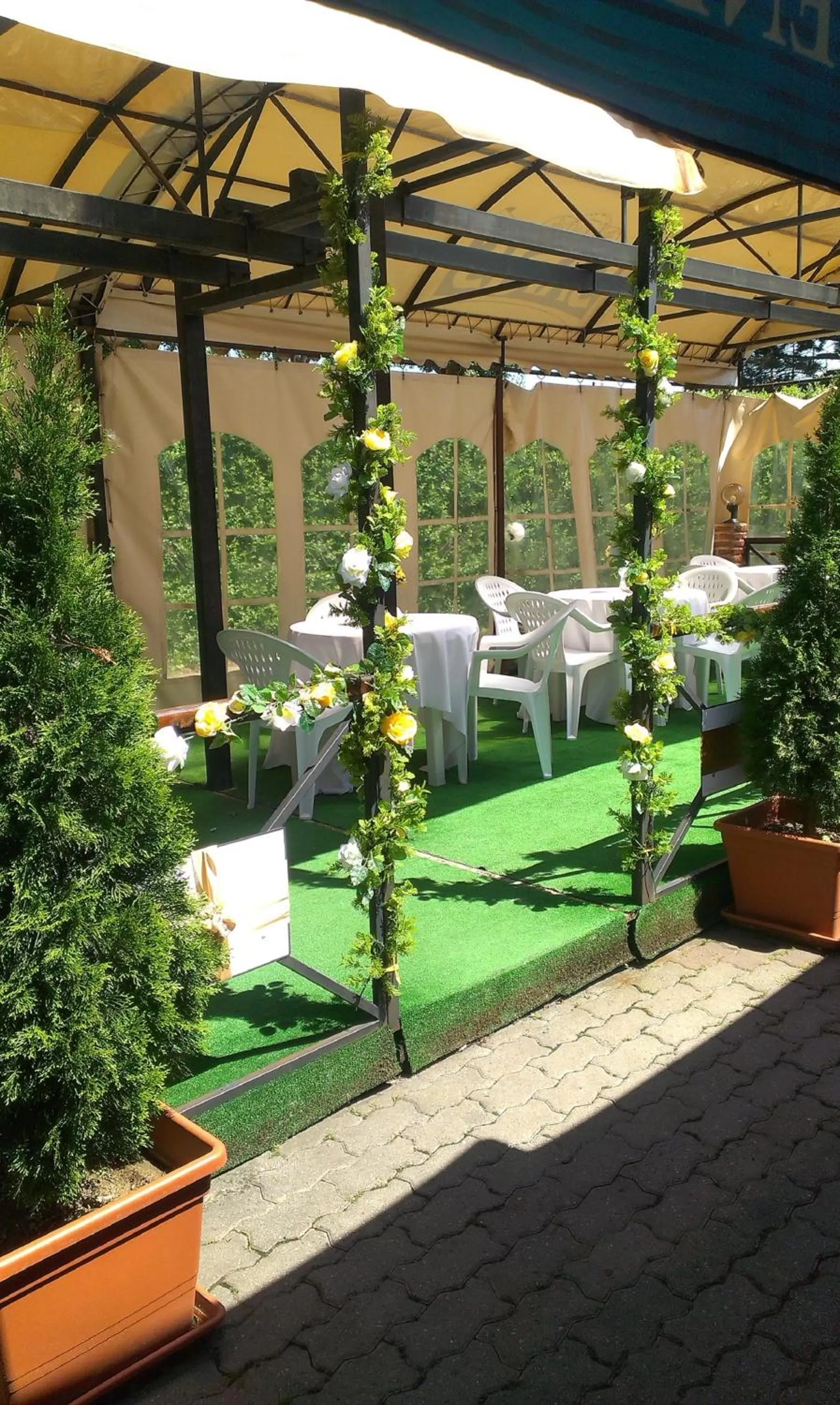 Balcony/Terrace in ABC Hotel Nitra