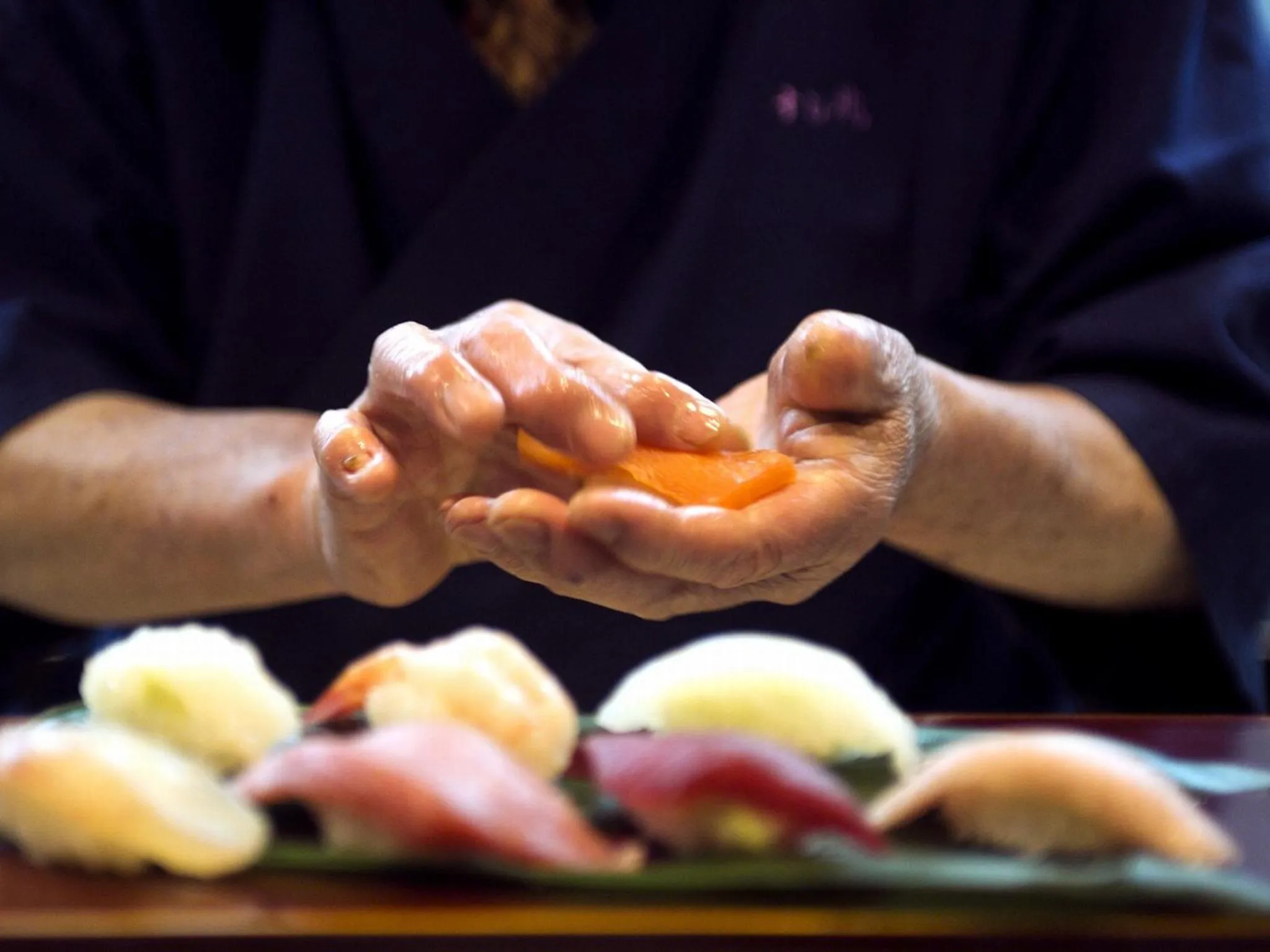 Food close-up in Honjin Hiranoya Kachoan
