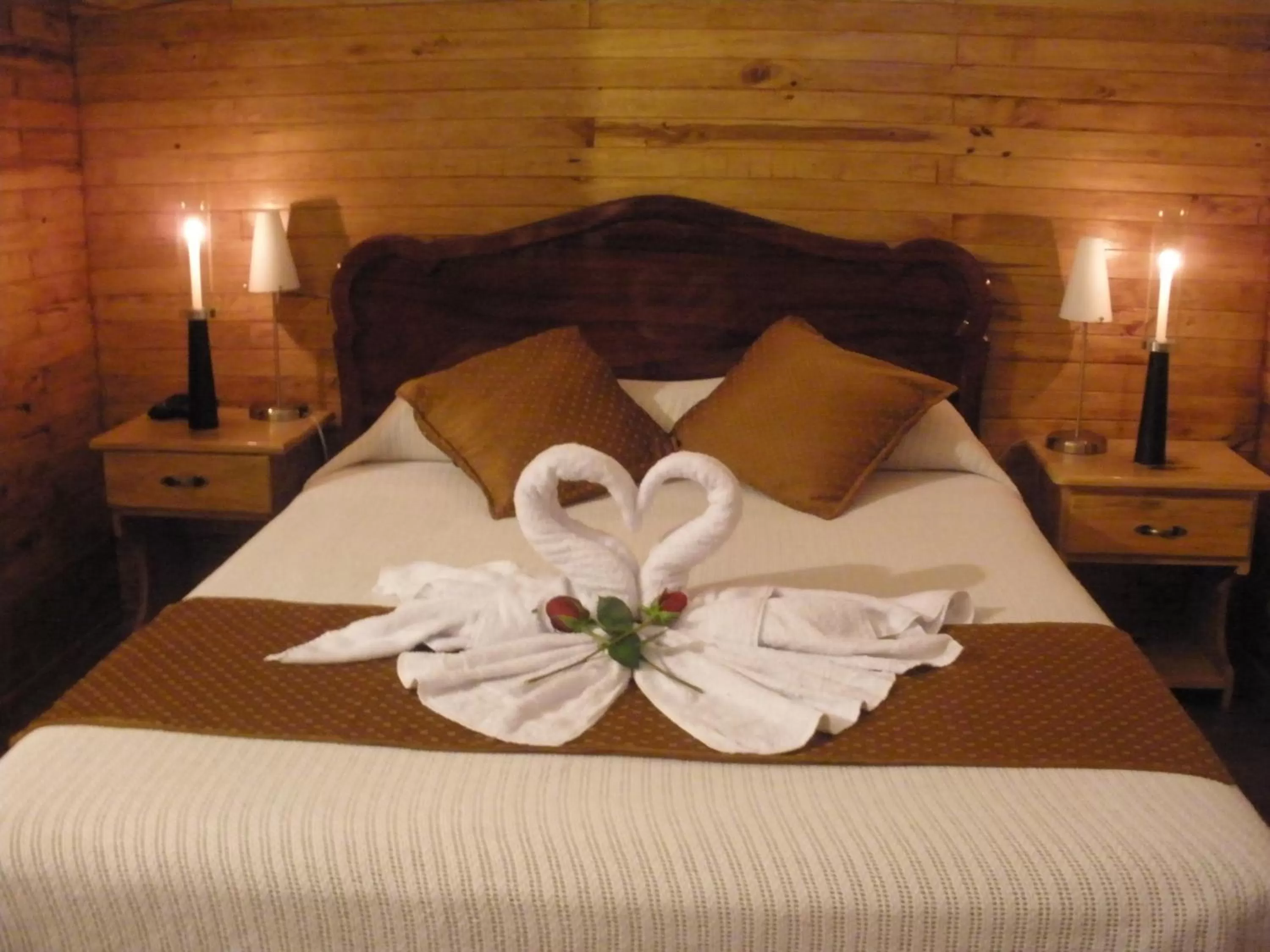 Bed in Cabañas Green House