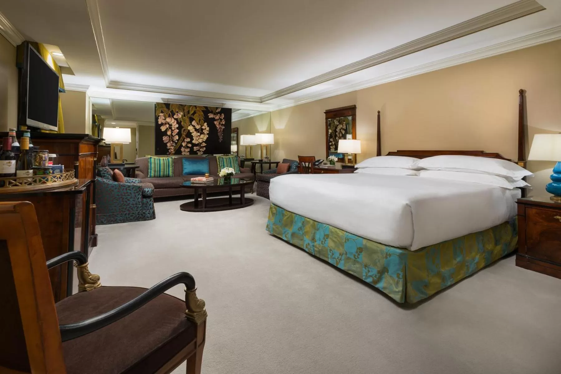 Bed in The Michelangelo New York