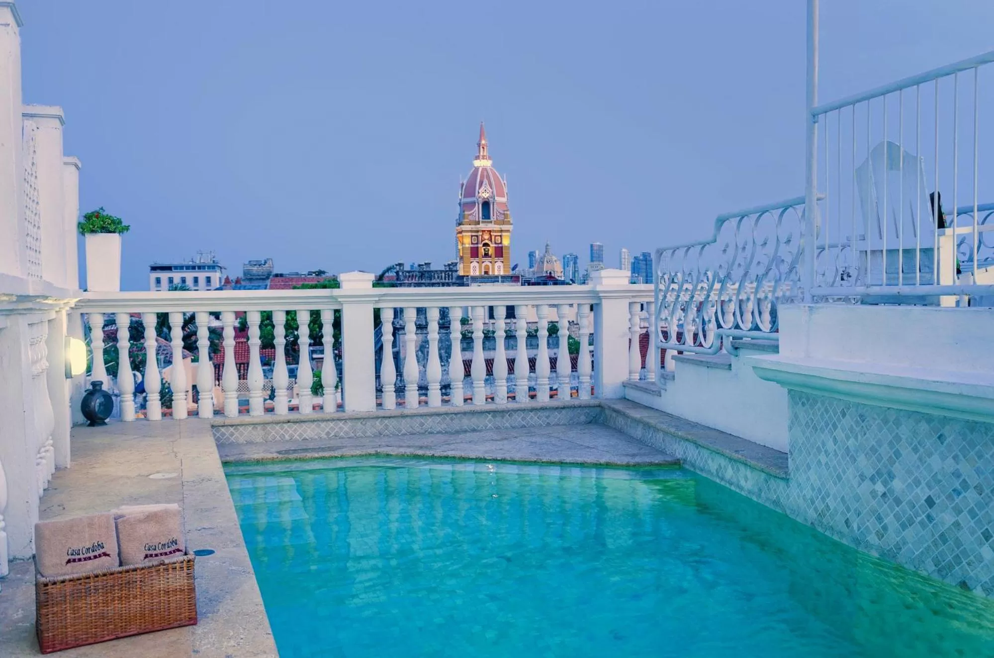 Pool view in Hotel Boutique Casa Córdoba Estrella