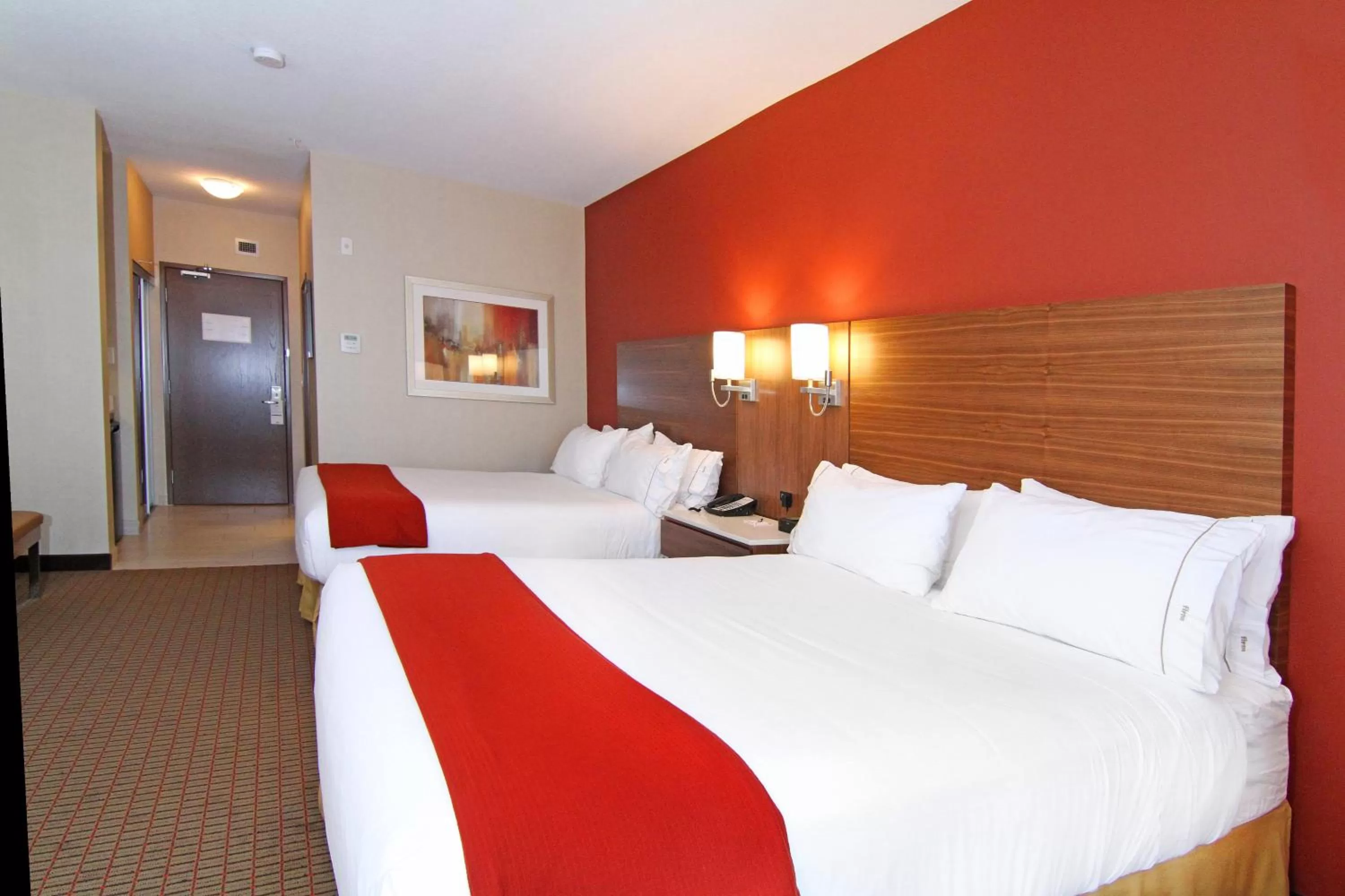 Photo of the whole room, Bed in Holiday Inn Express and Suites Calgary University by IHG
