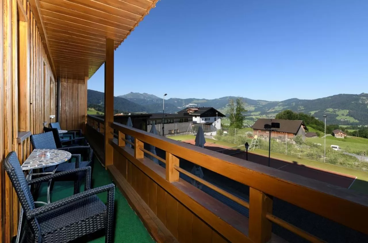 View (from property/room), Balcony/Terrace in St Hubertus BnB
