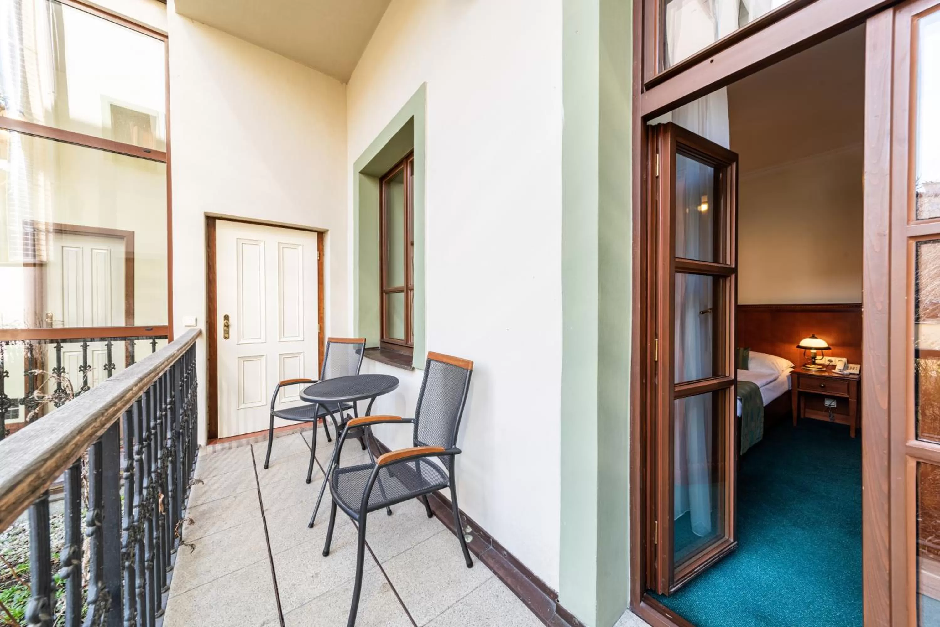 Balcony/Terrace in Arkada Hotel Praha