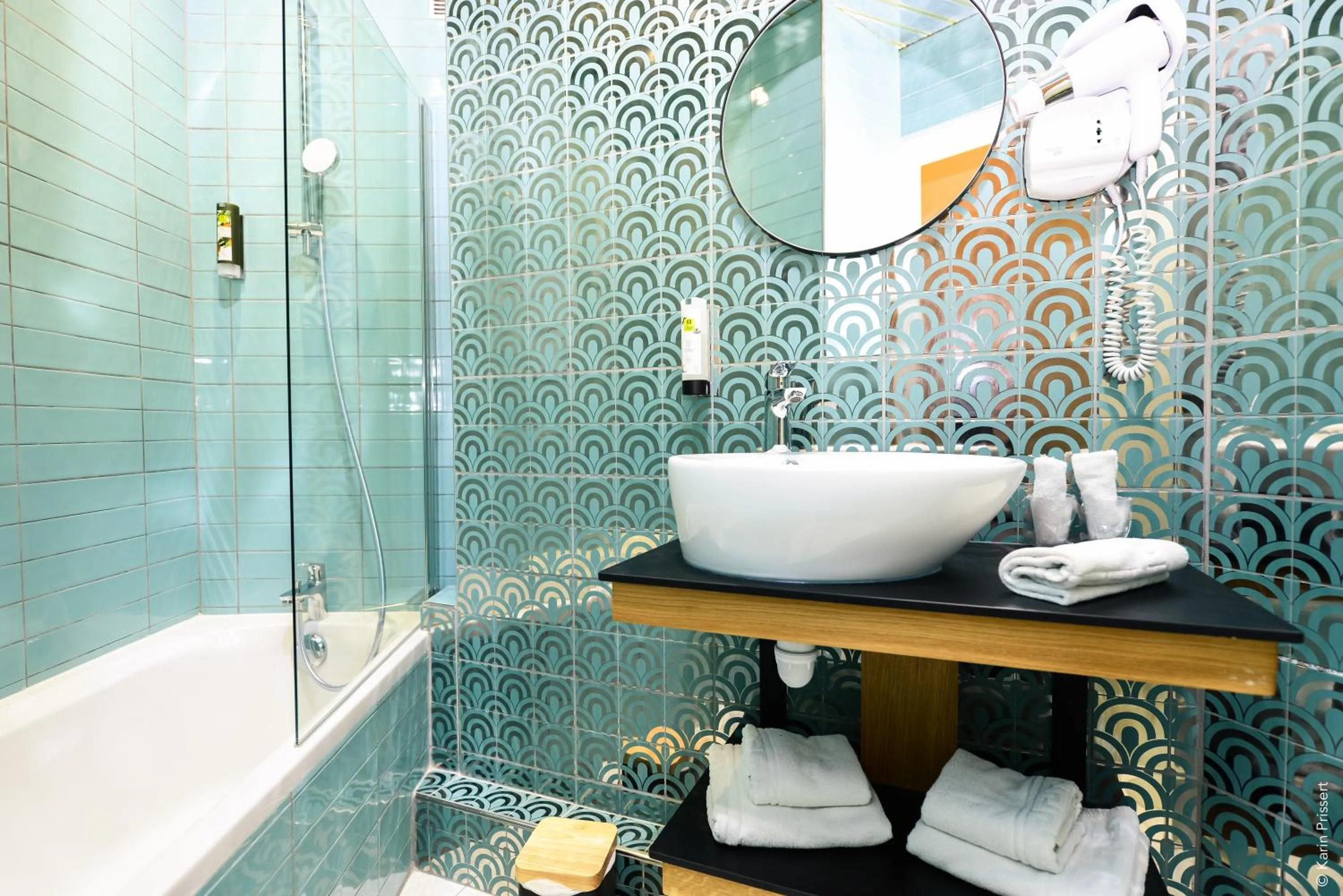 Bathroom in Hostellerie Saint Pierre