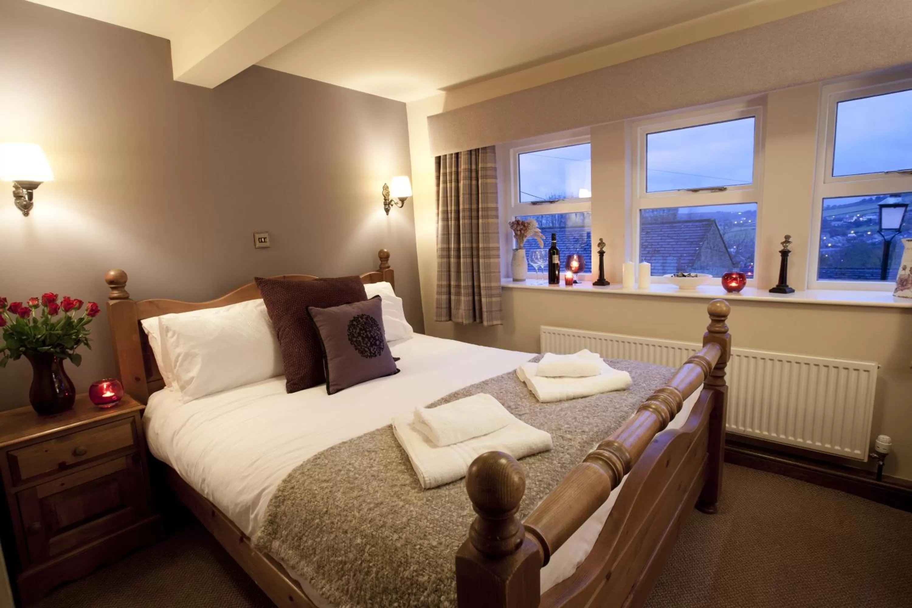 Bed in The Fleece Inn