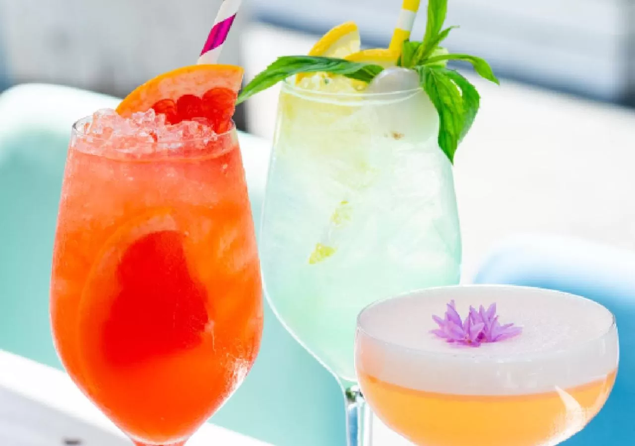 Alcoholic drinks in Coogee Bay Boutique Hotel