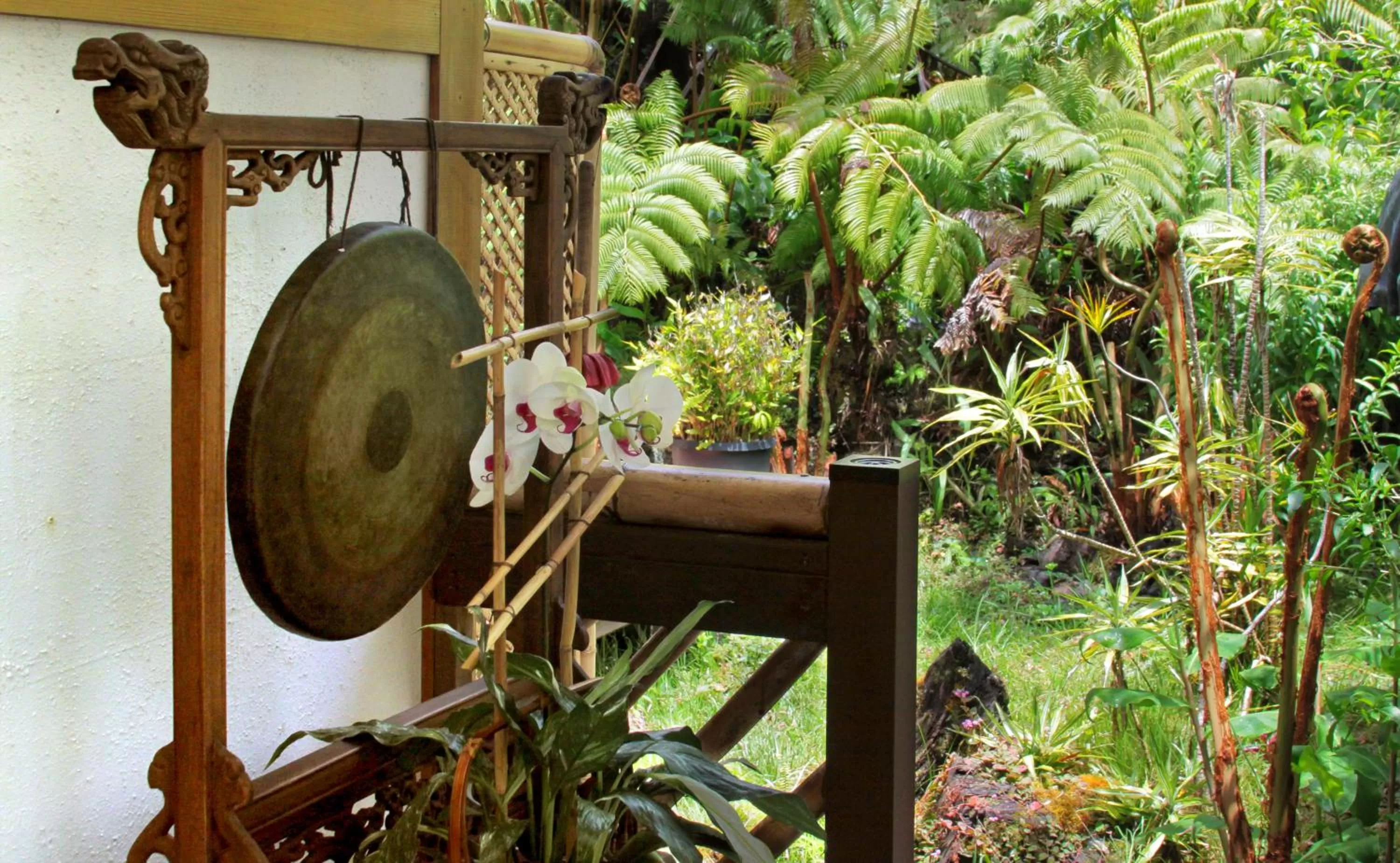Patio in Lotus Garden Cottages