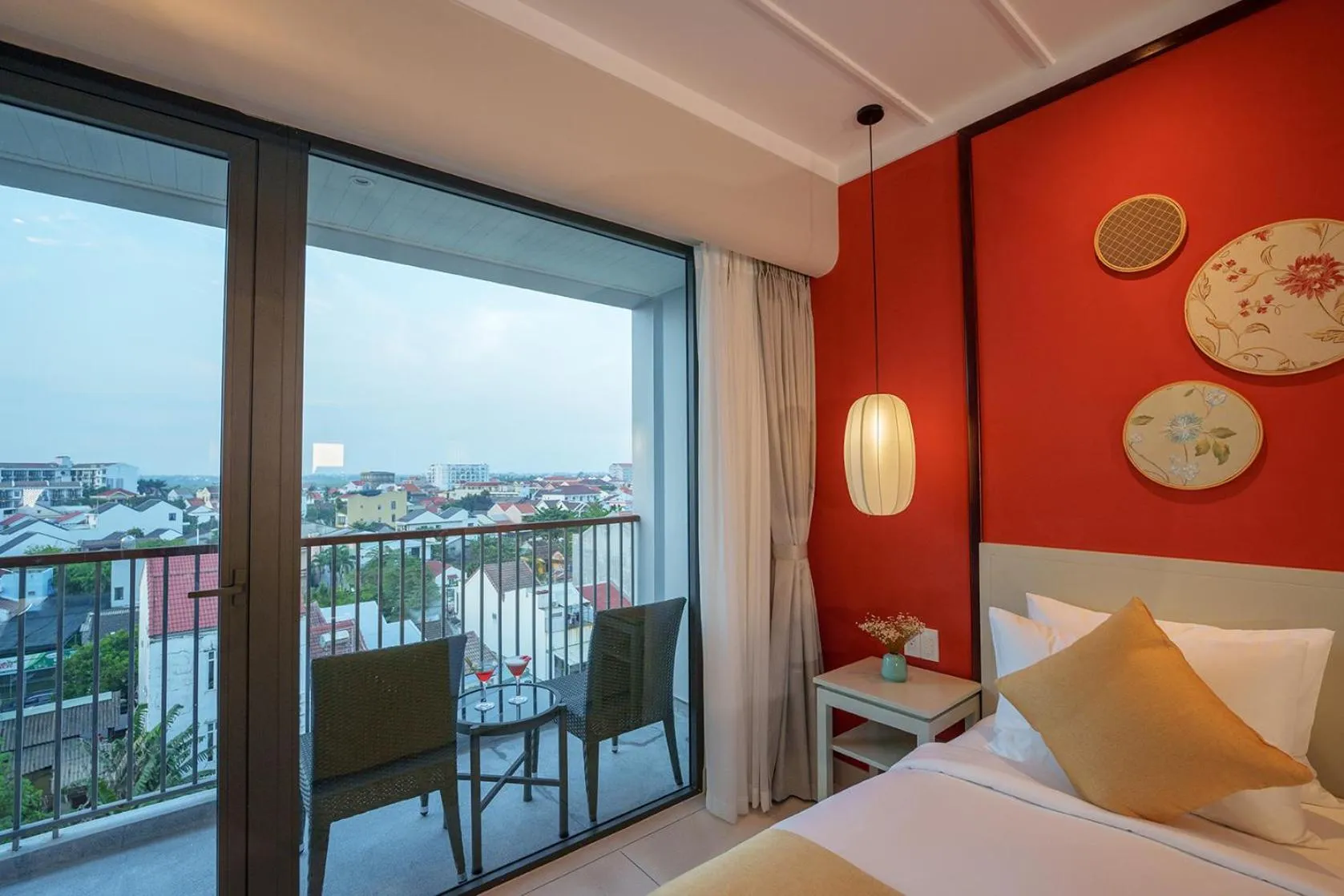 View (from property/room), Bed in Cozy An Boutique Hotel Hoian
