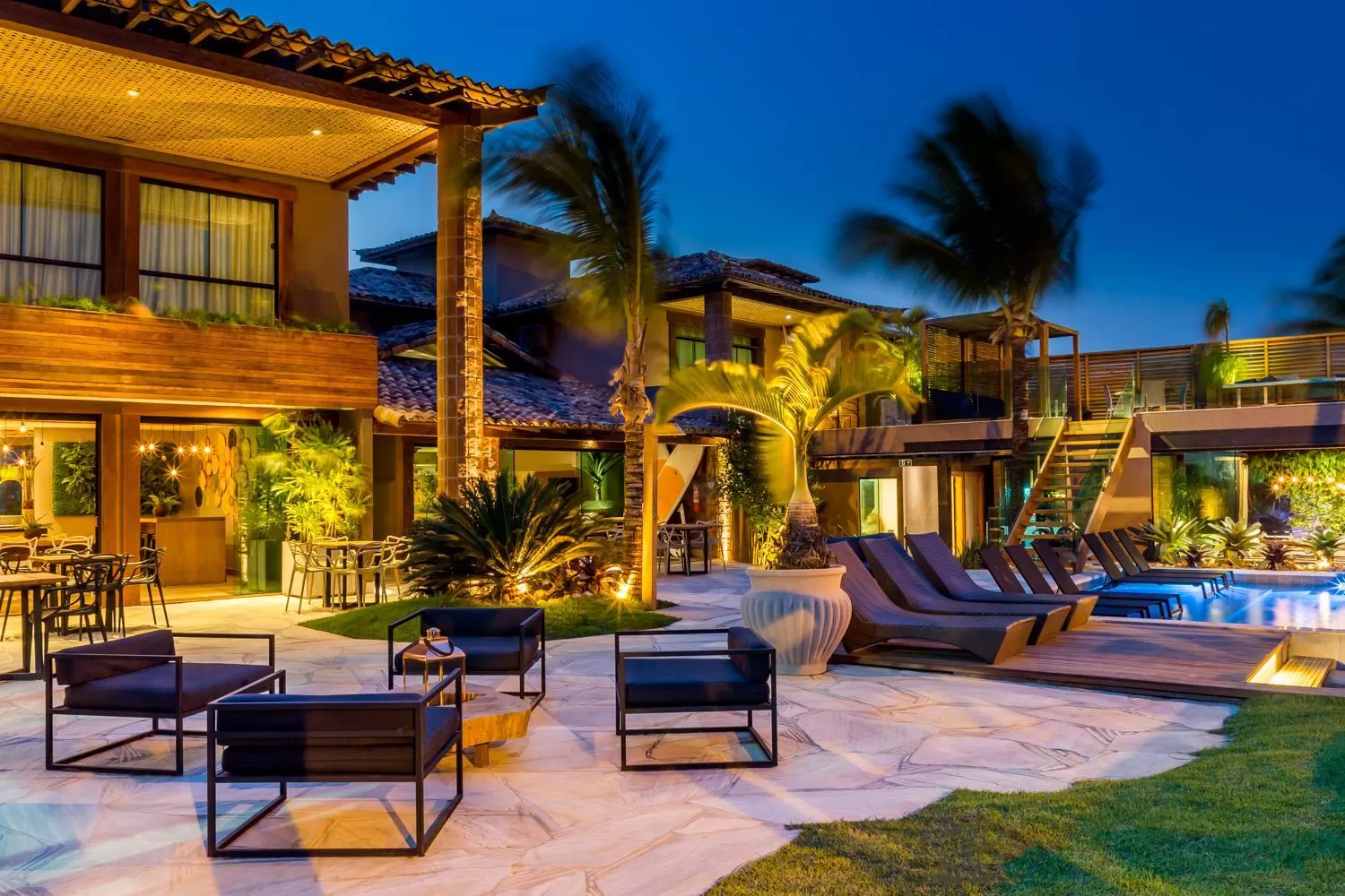 Patio, Property Building in Bravo Pousada Design