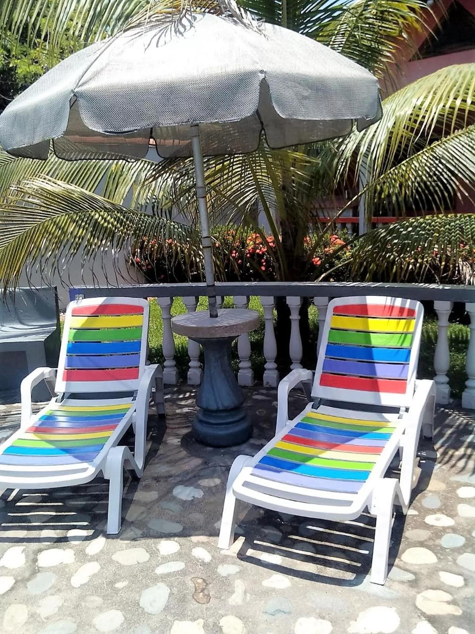 Swimming pool in Rainbow Village