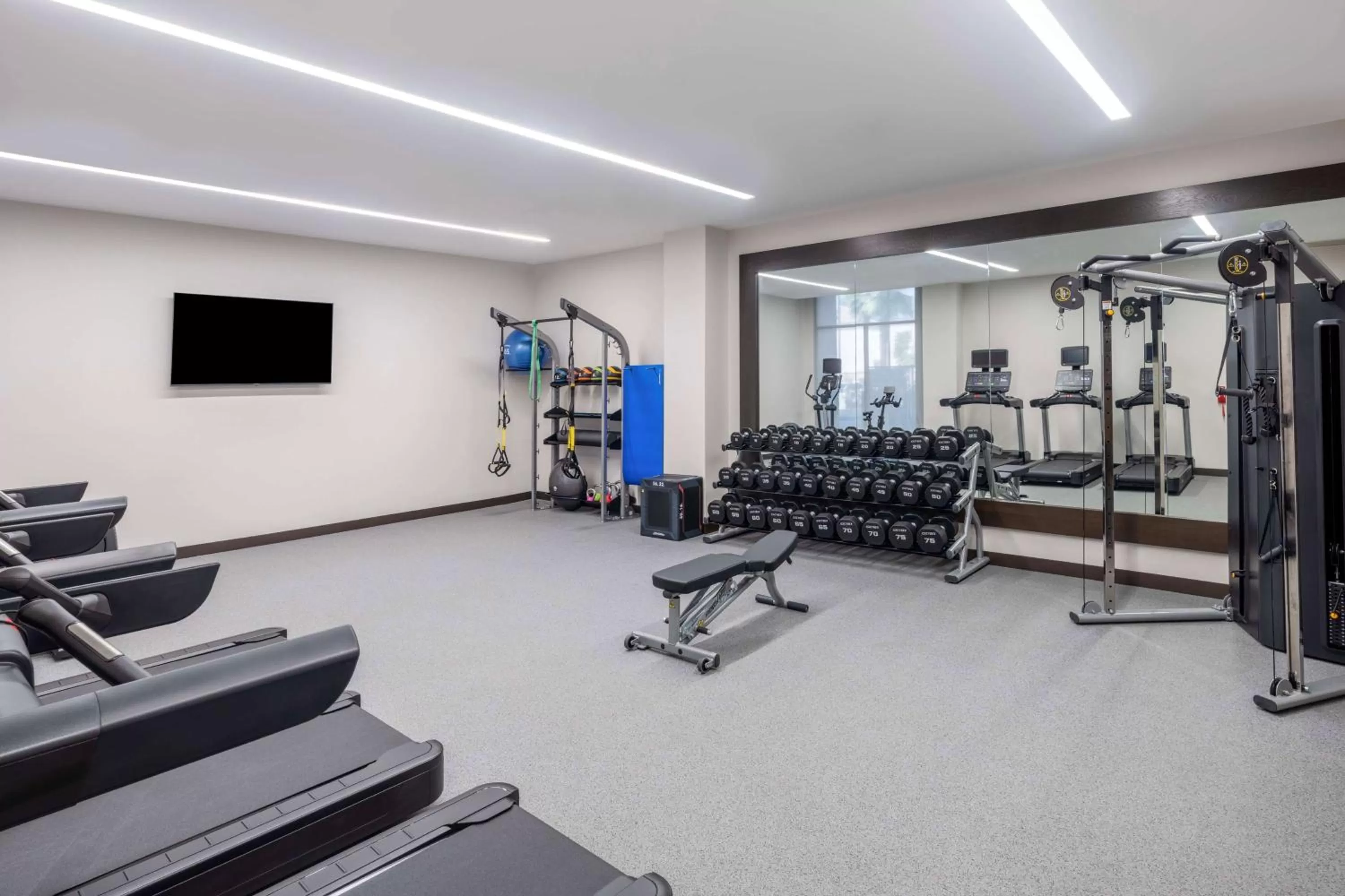 Fitness centre/facilities in Hilton Garden Inn Chino Hills Pomona CA
