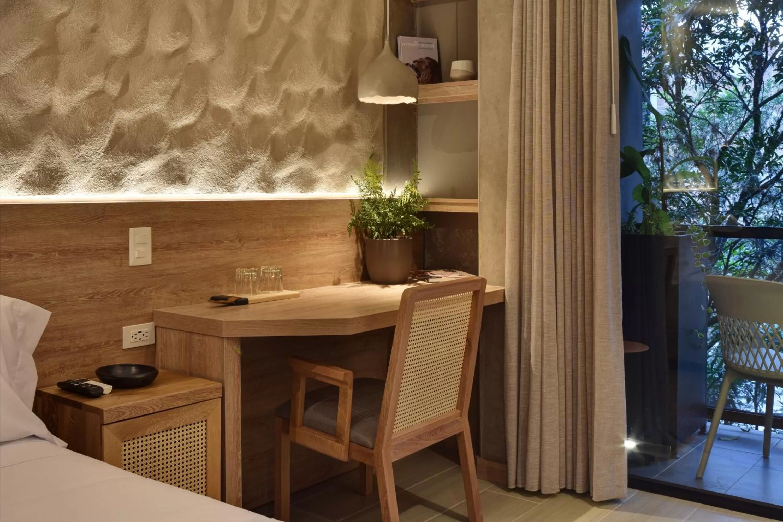 Seating area in Landmark Hotel