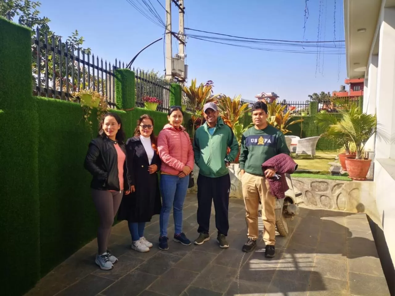 Garden view in Hotel Krishna Kathmandu