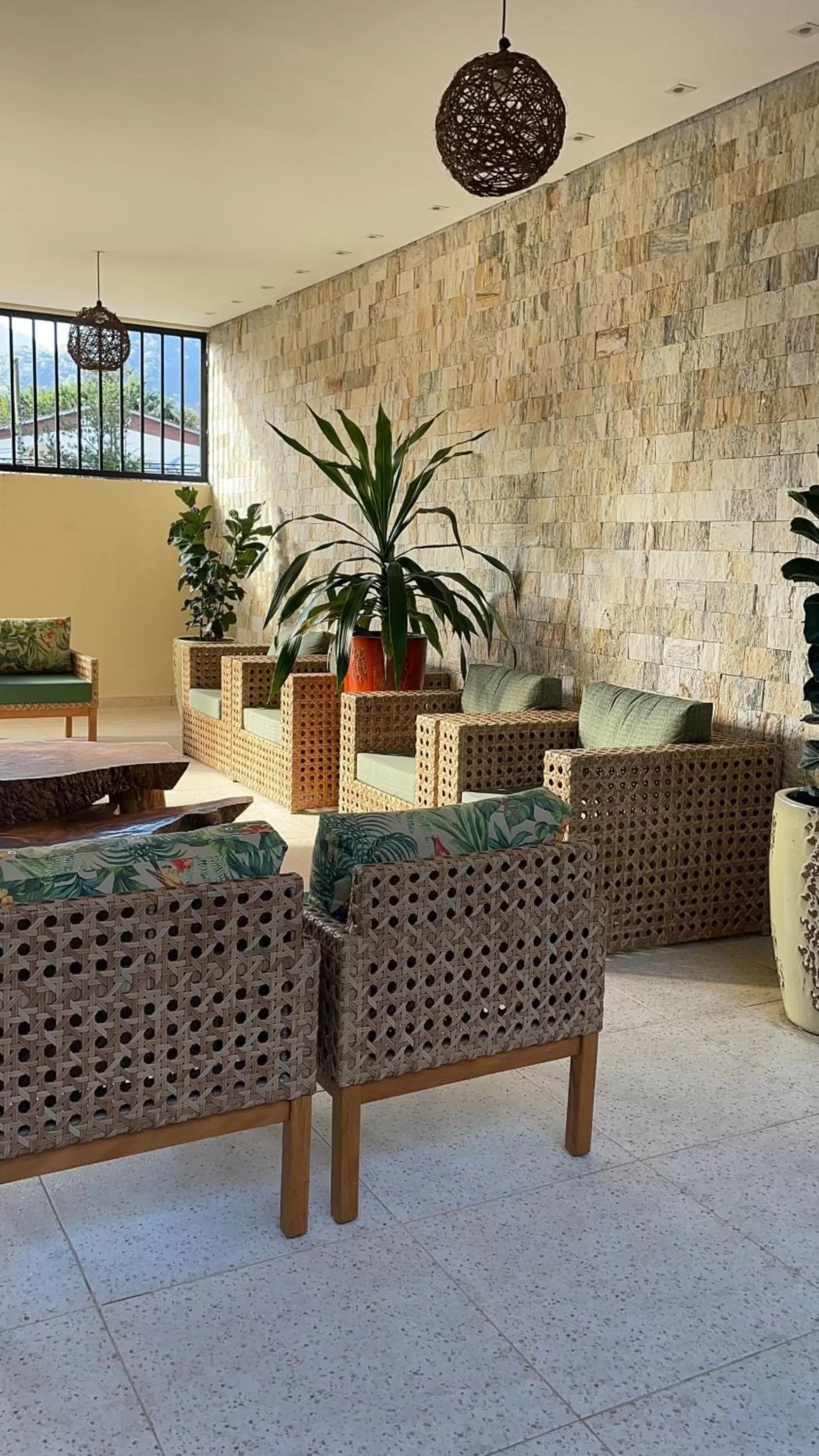 Living room in Pousada Ilha Vitoria