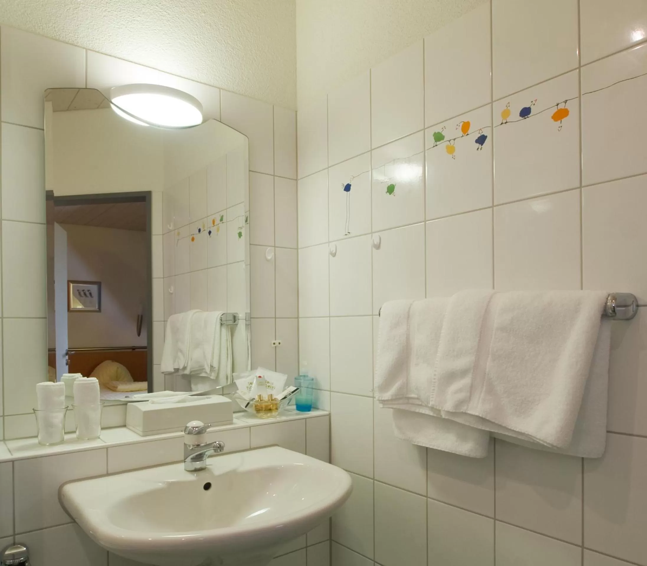 Bathroom in Seehotel Delphin