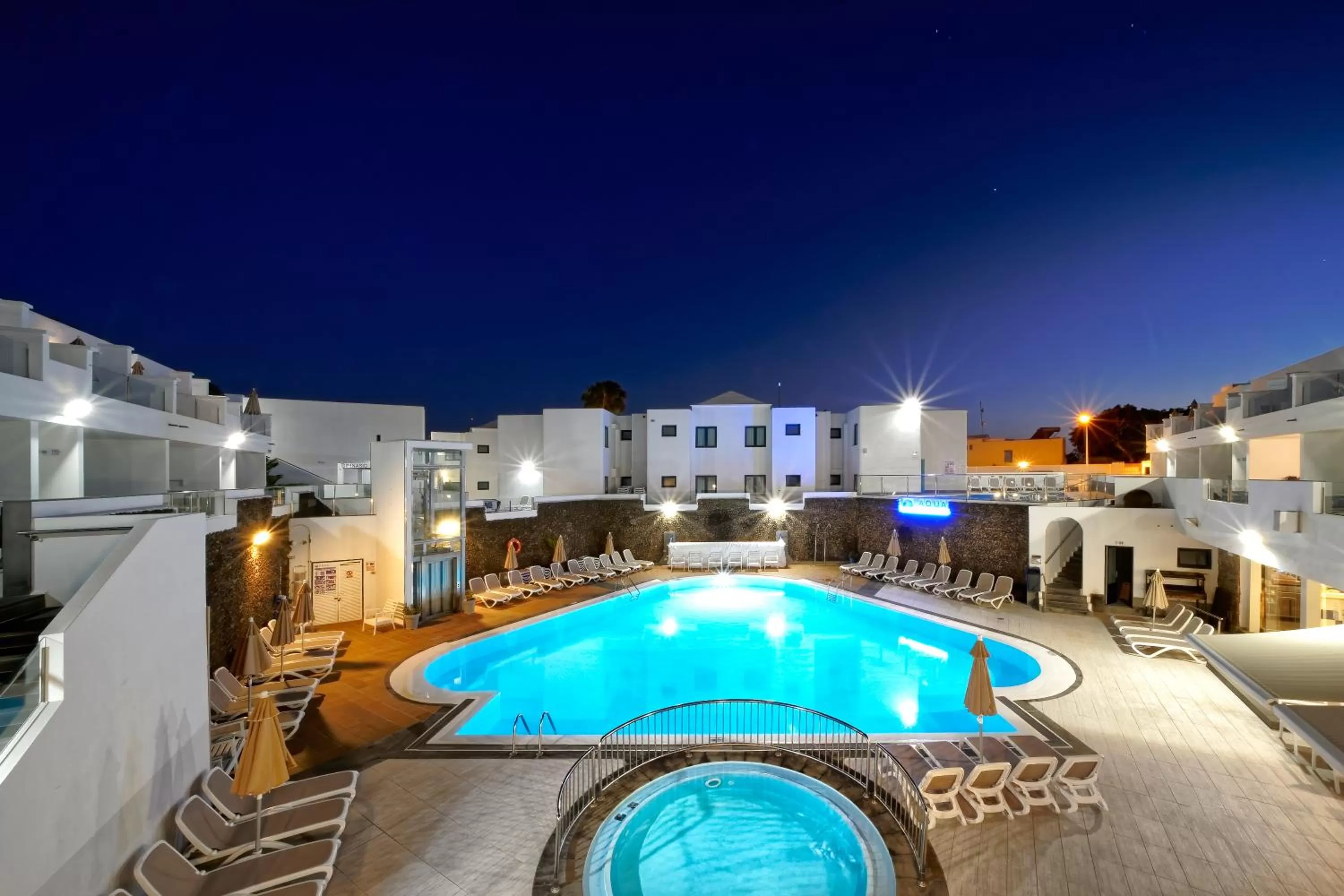 Property building in Aqua Suites