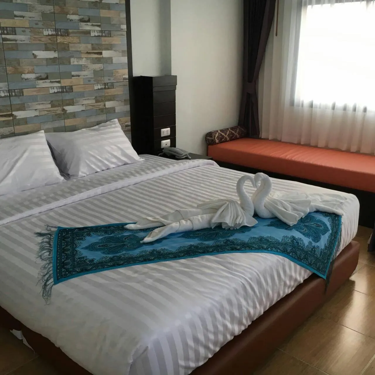 Bed in Serene Residence