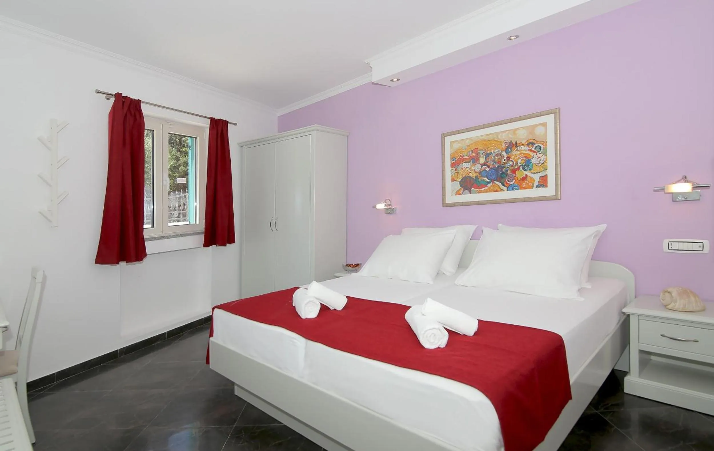 Bedroom, Bed in Villa Antea Apartments with Free Parking