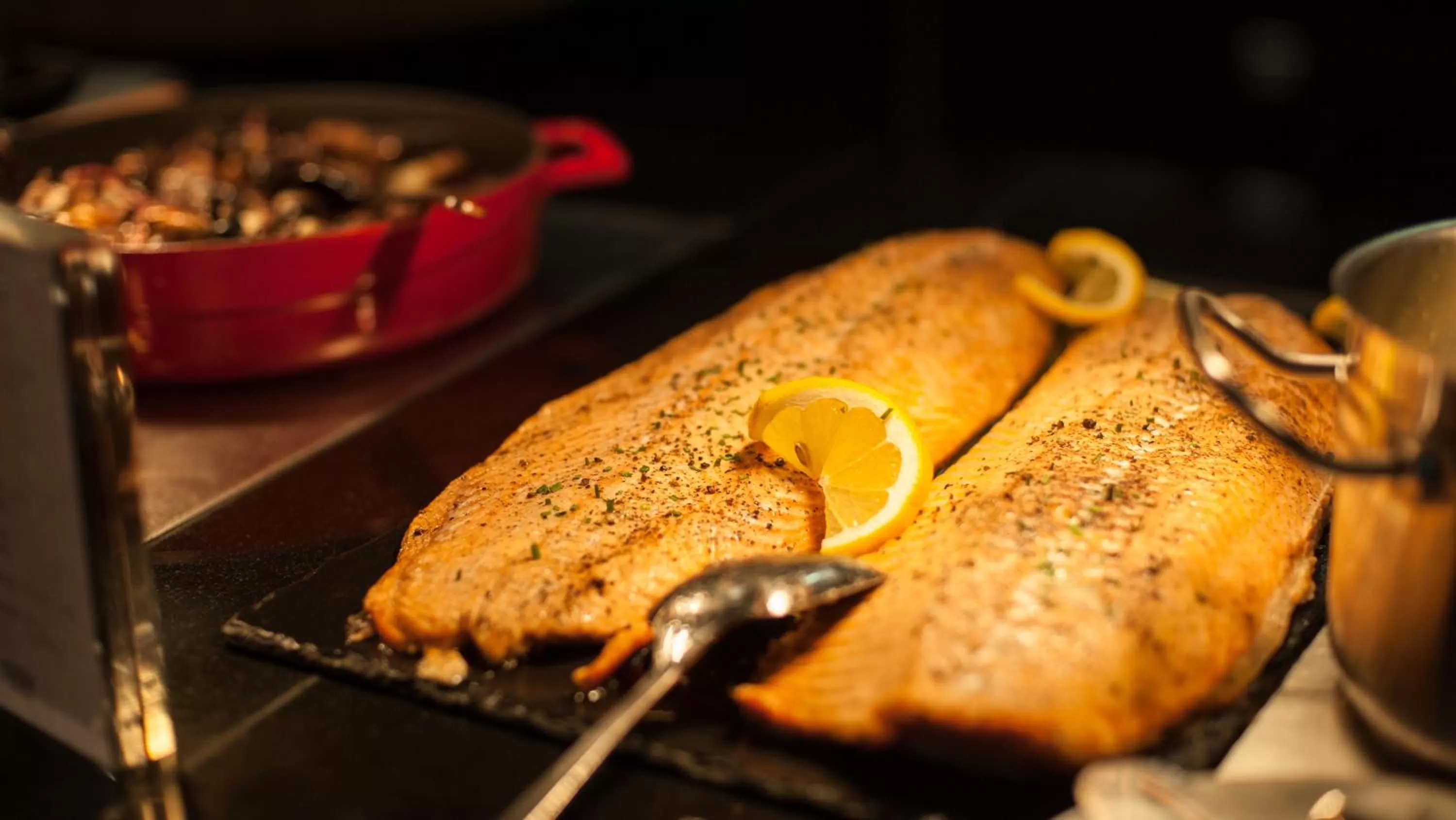 Food close-up in Thon Hotel Nordlys