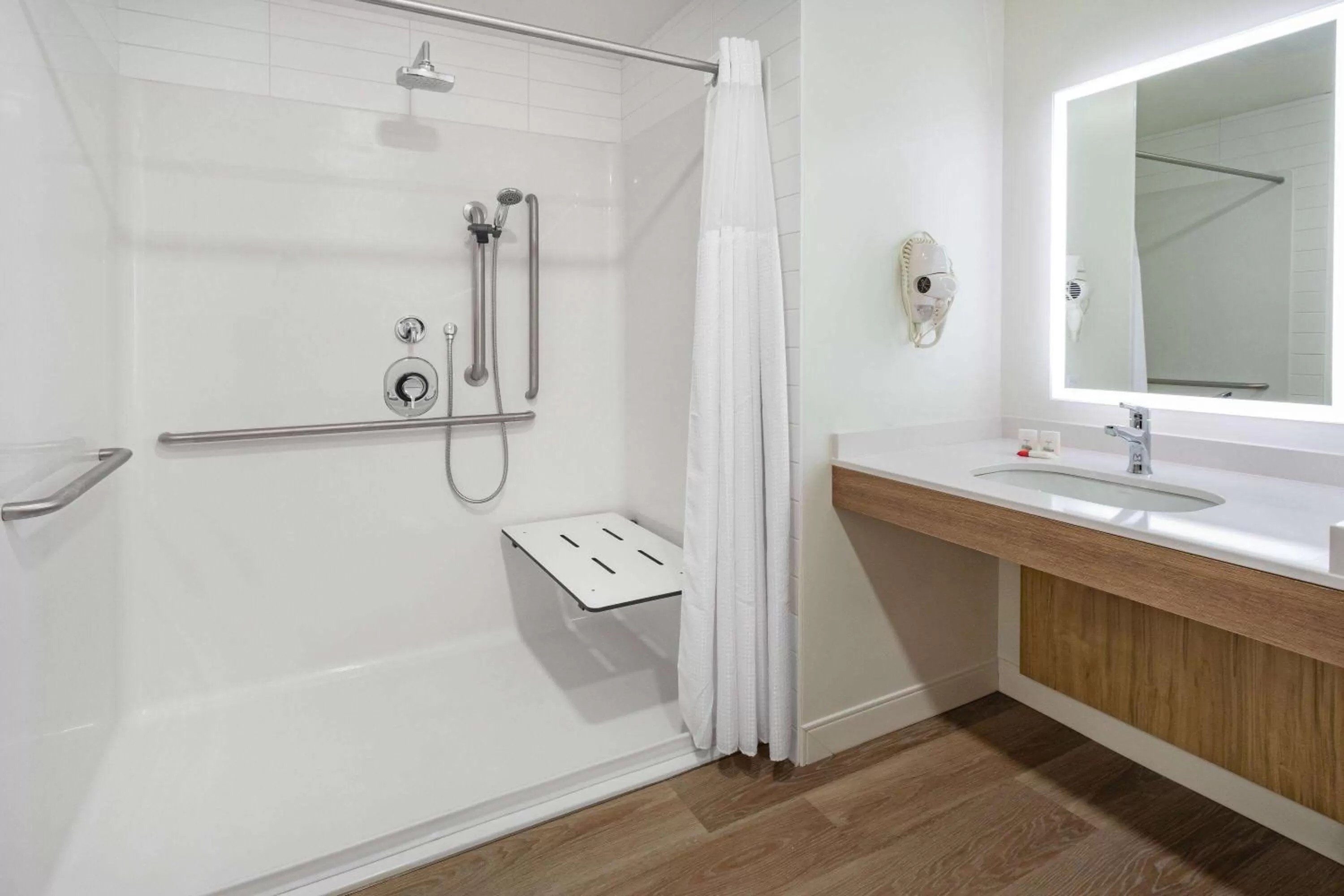 Shower in Microtel Inn & Suites by Wyndham Summerside