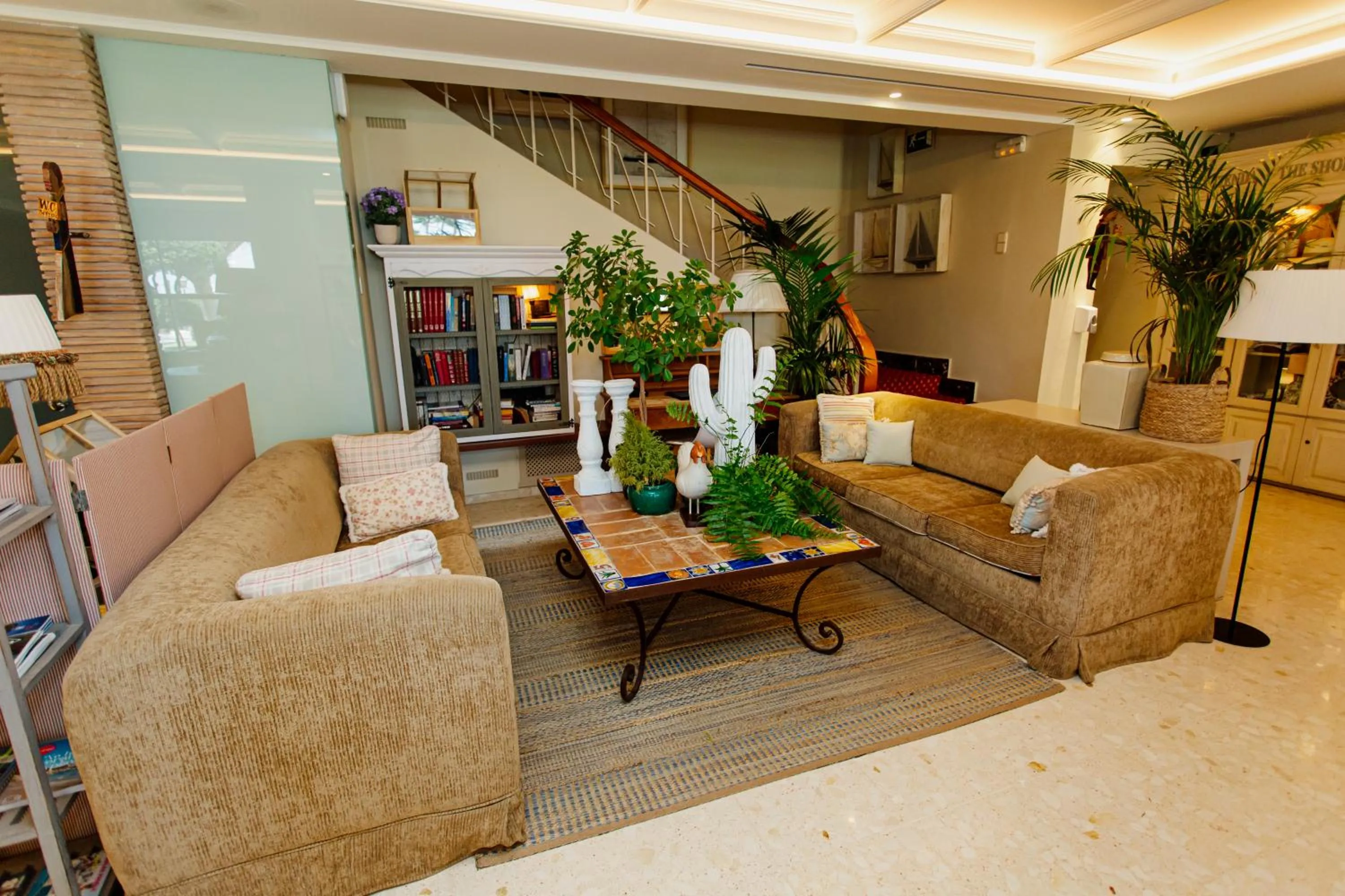 Lobby or reception in Hotel Los Ángeles Denia