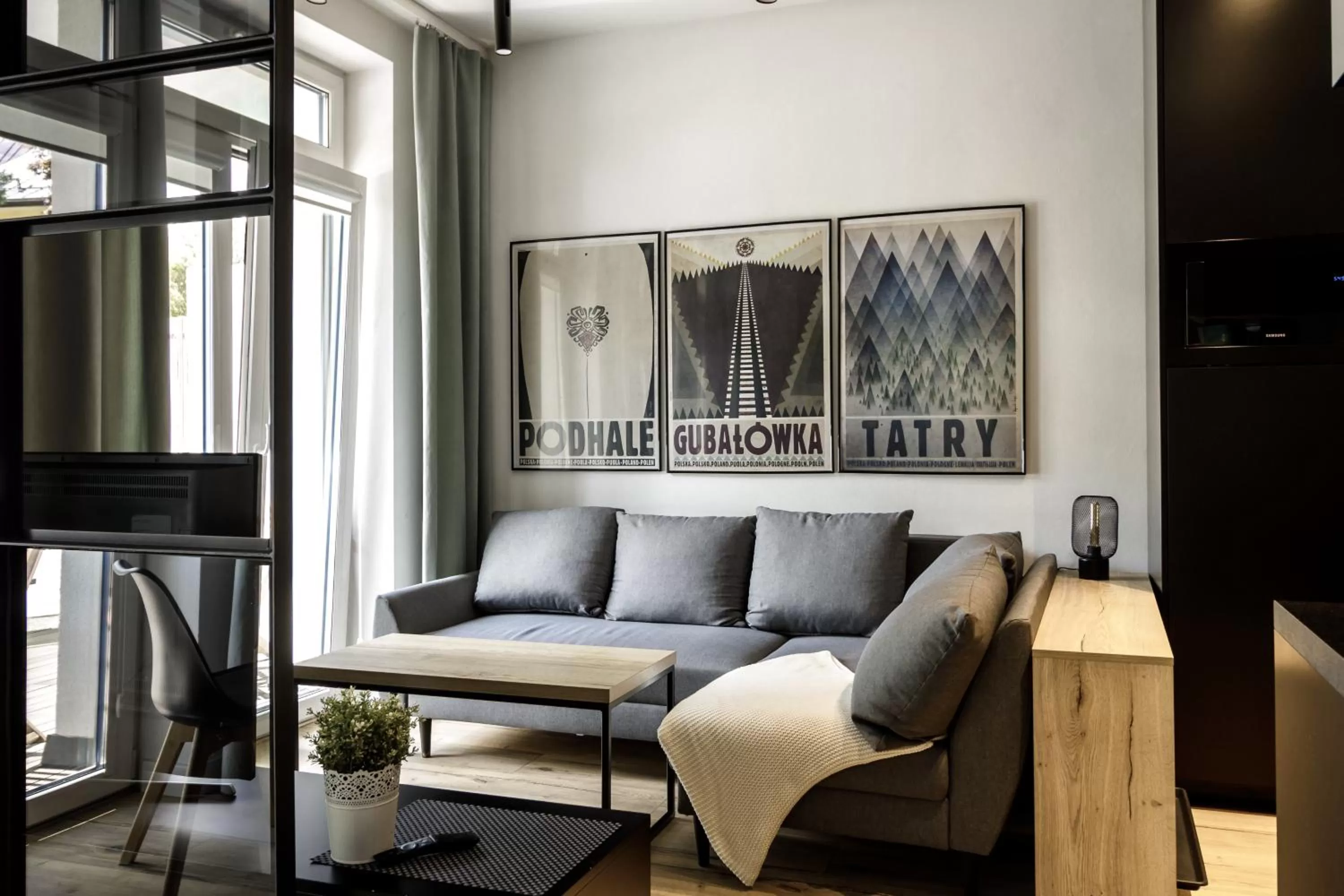 TV and multimedia, Seating Area in Jagiellońska Residence