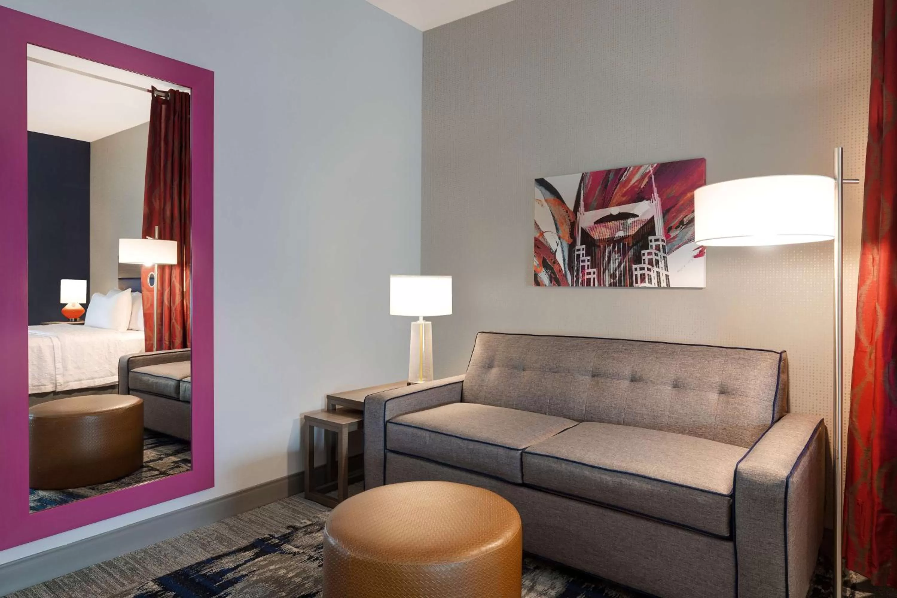 Living room in Home2 Suites By Hilton Nashville Downtown-Metrocenter