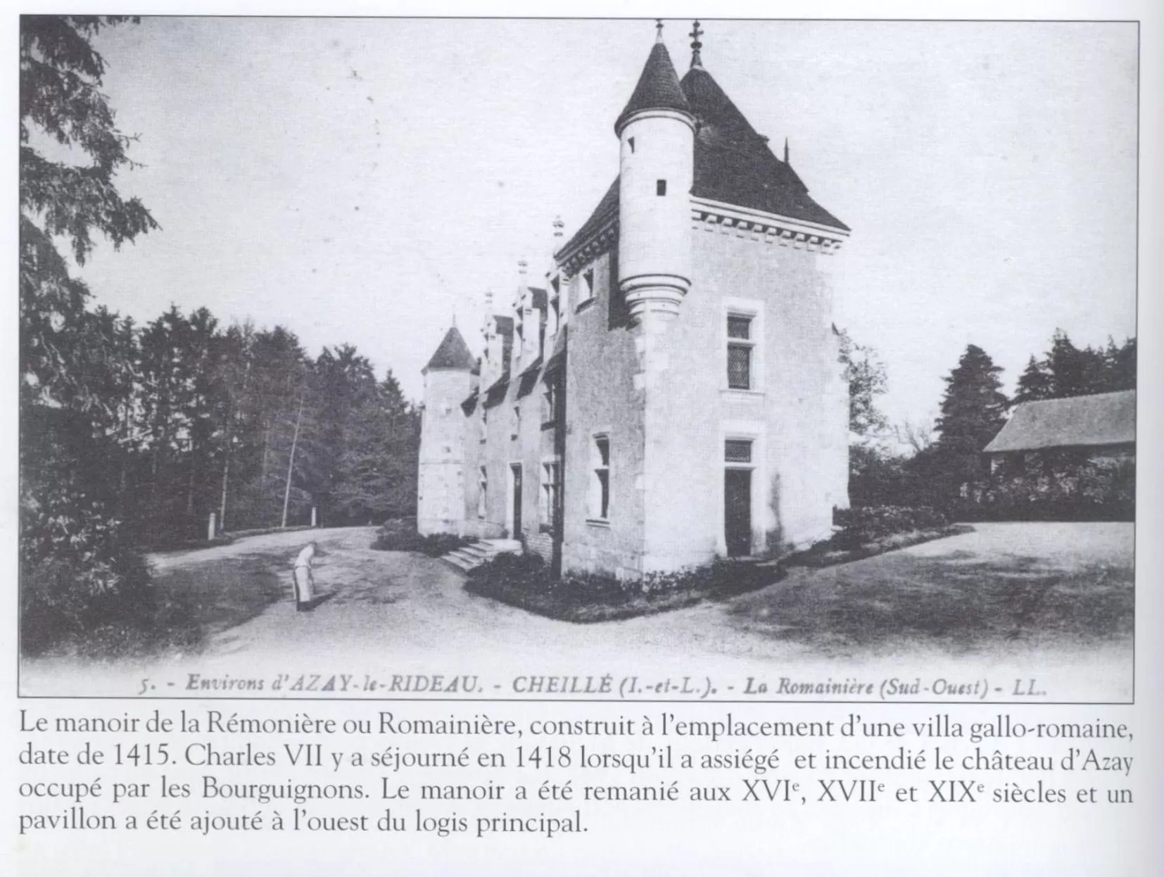 Facade/entrance in Manoir de la Rémonière