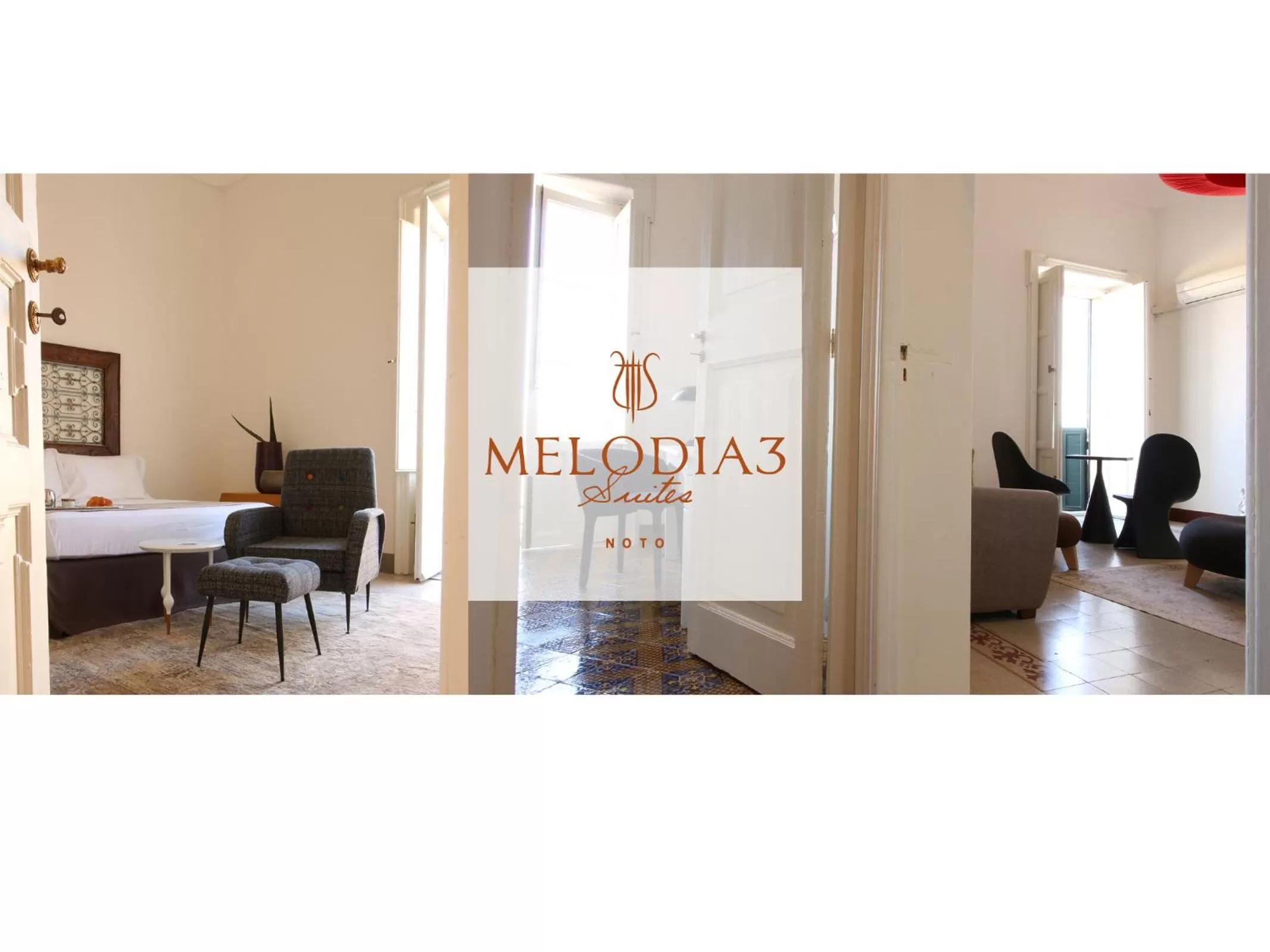 Property logo or sign in Melodia3 Suites Noto