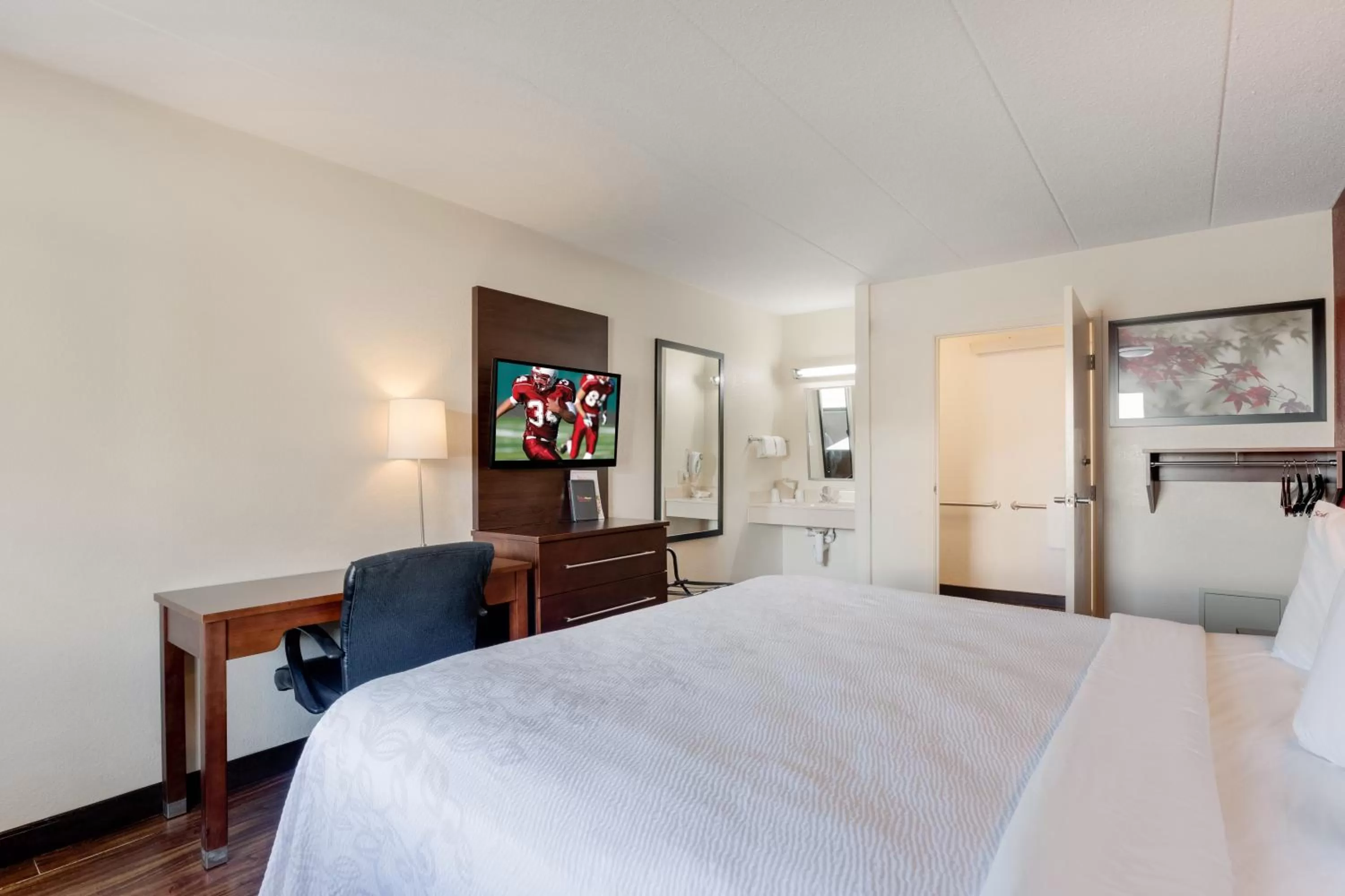 Photo of the whole room, Bed in Red Roof Inn PLUS+ Chicago - Northbrook/Deerfield