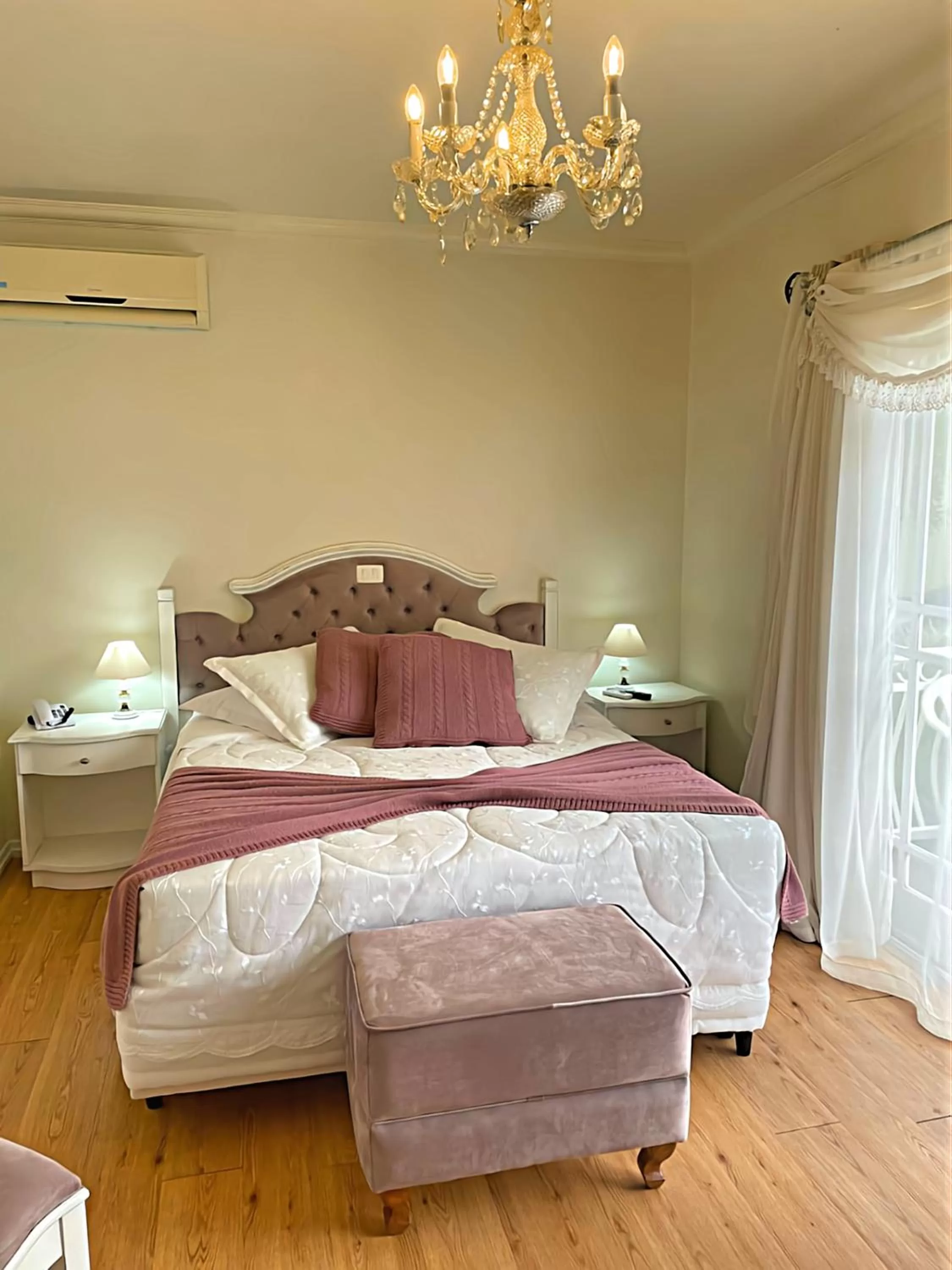 Bed in Pousada dos Anjos