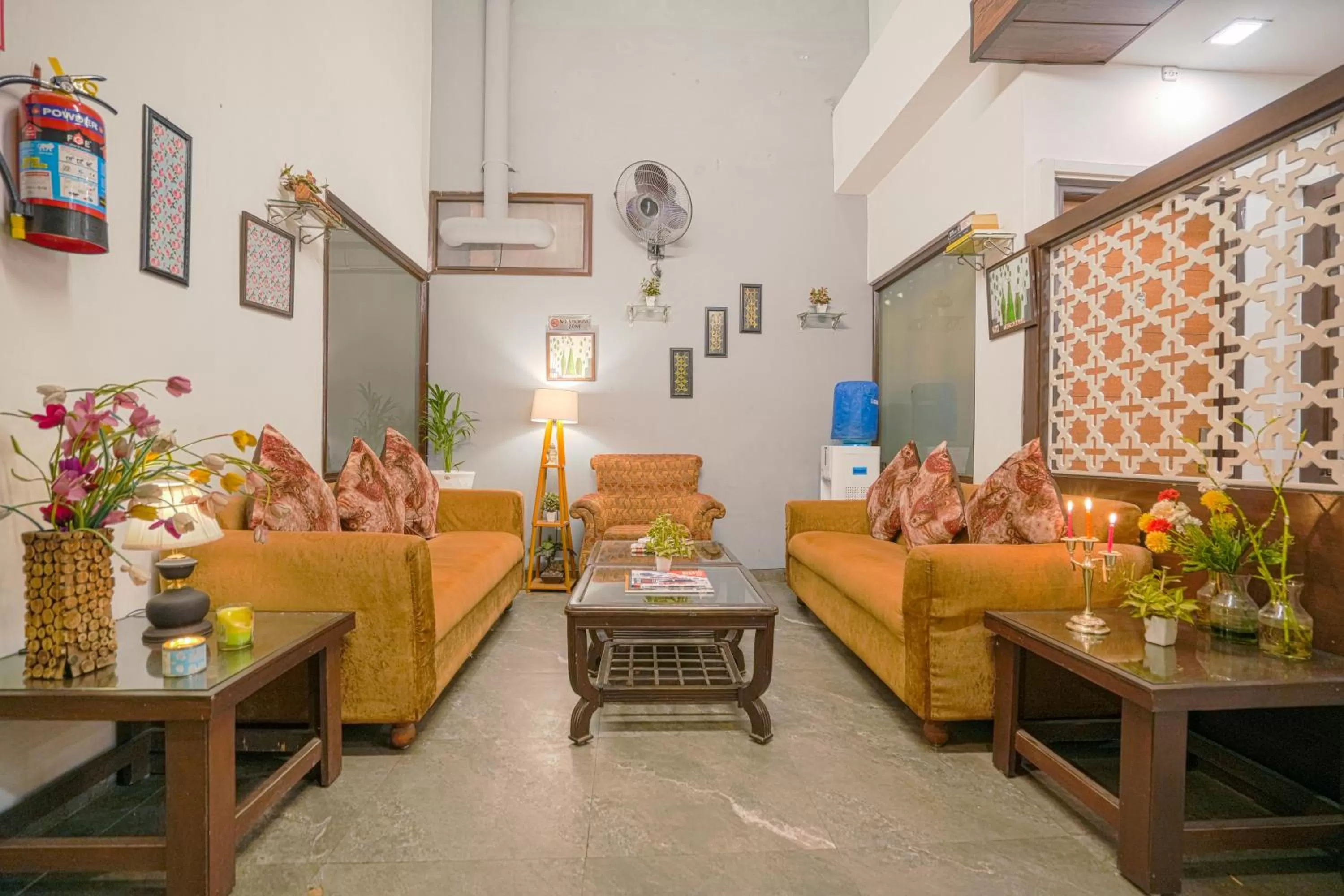 Seating area in Hotel Seven- Center of City Chandigarh