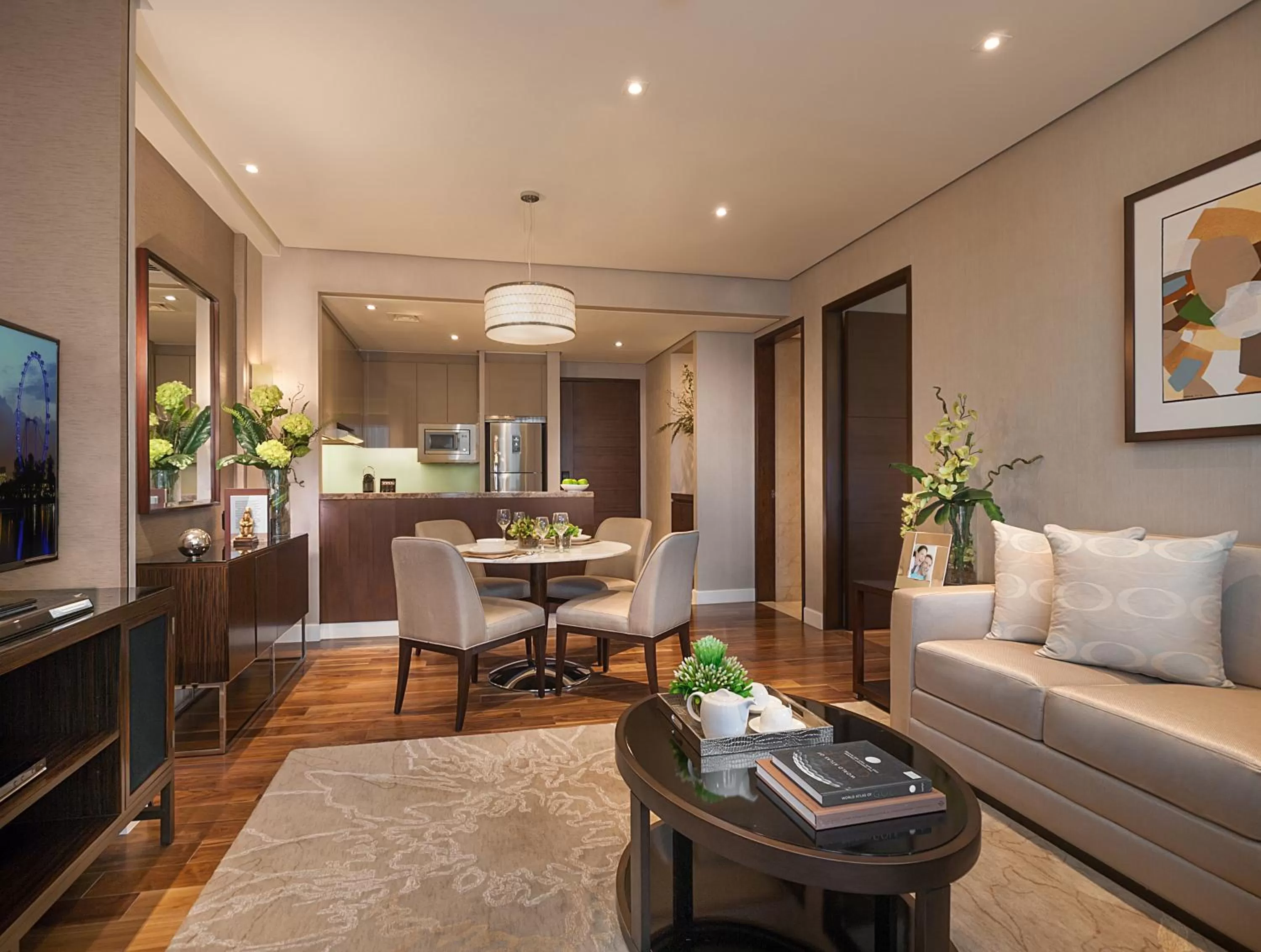 Communal lounge/ TV room in Ascott Bonifacio Global City Manila